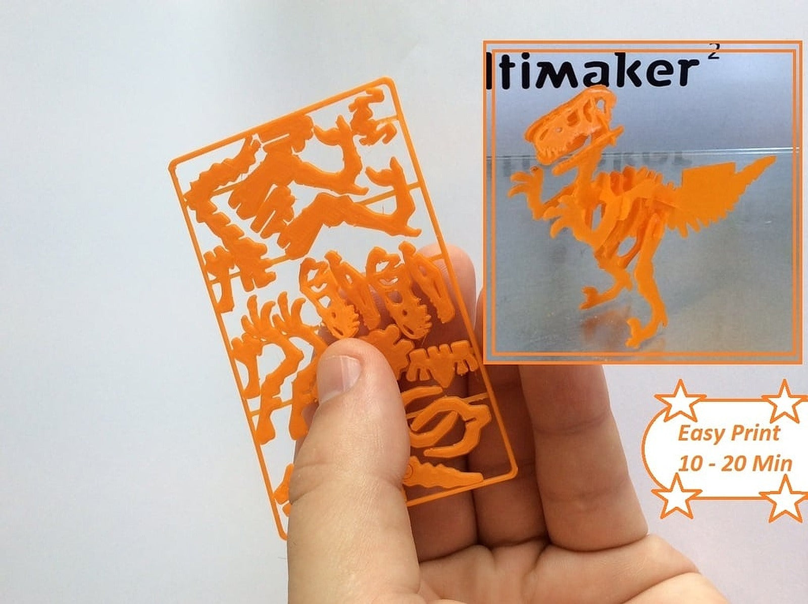 Velociraptor Business Card – 3D Baskı Modeli