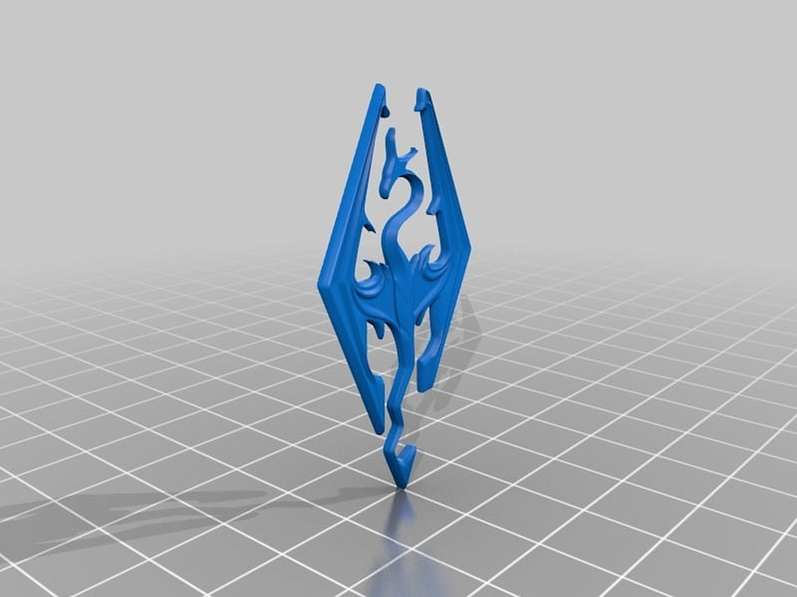 Skyrim Emblem – 3D Baskı Modeli