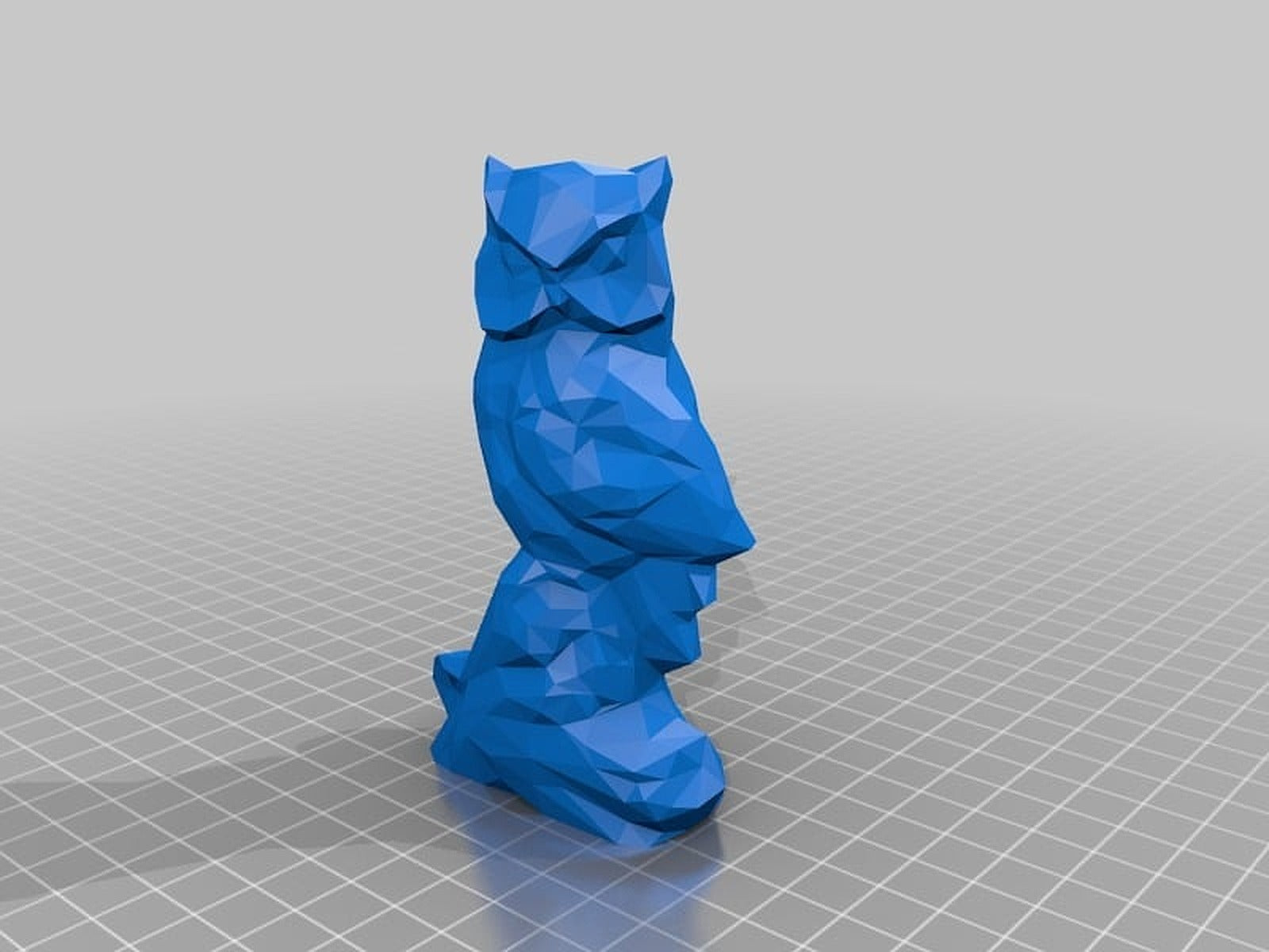 Owl Statue 2 – 3D Baskı Modeli