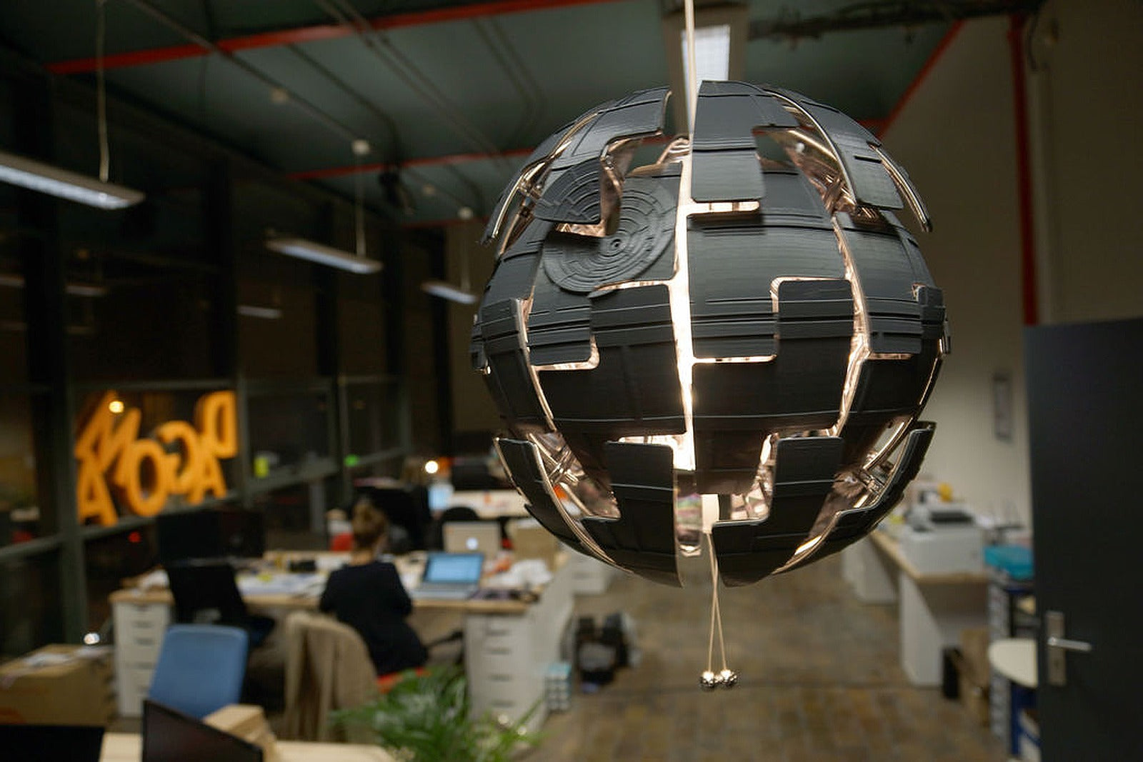 Death Star for Ikea lamp (PS 2014) – 3D Baskı Modeli