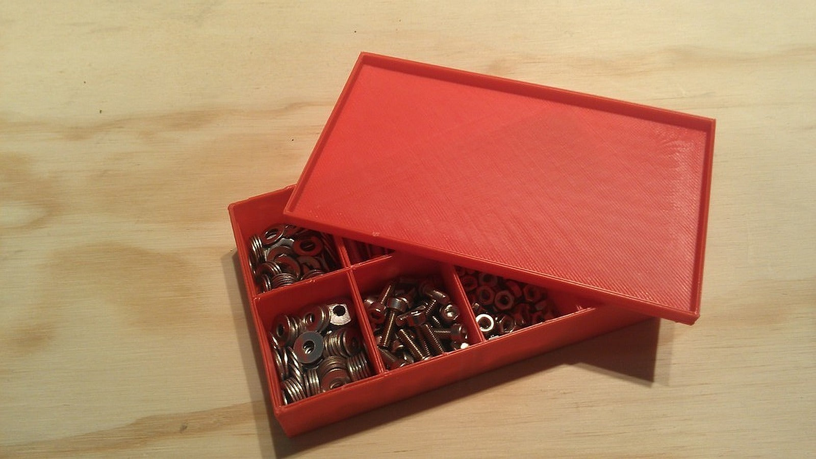 Parametric compartment kutu/düzenleyici with lid – 3D Baskı Modeli