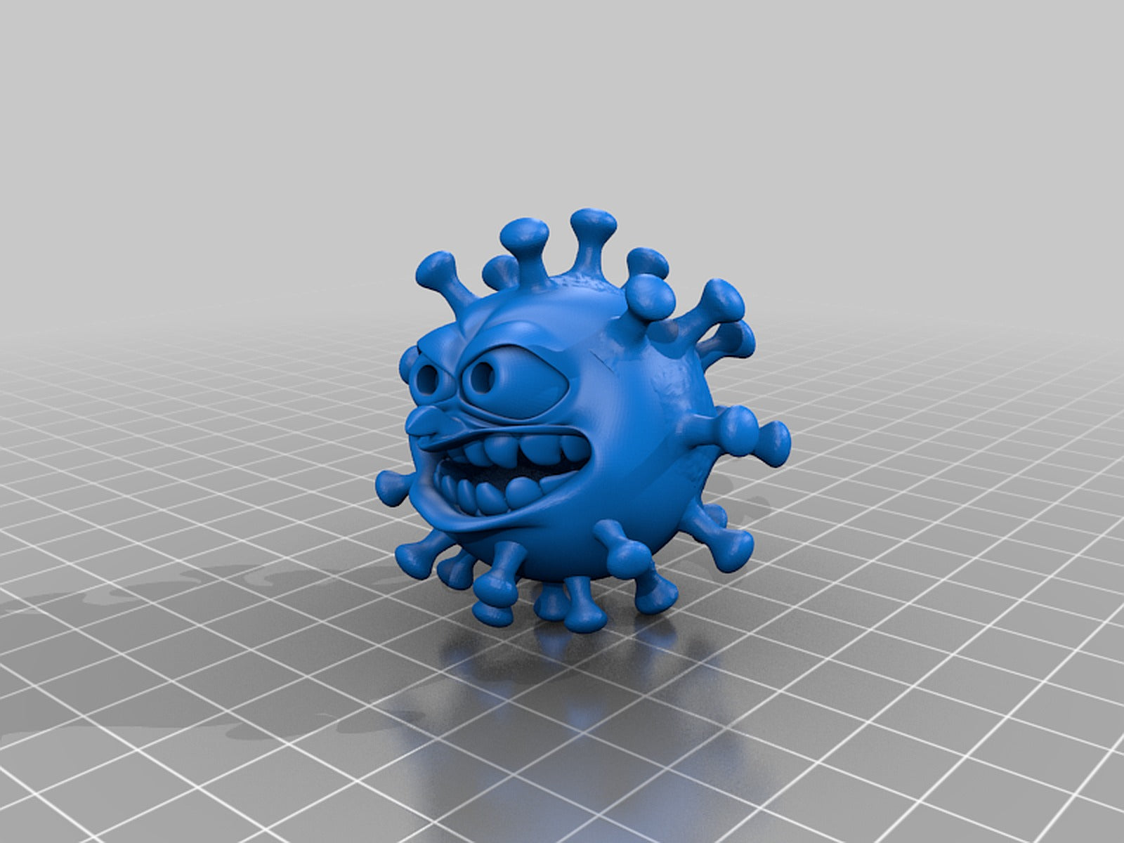 corona virus-19  READ SUMMARY FIRST – 3D Baskı Modeli