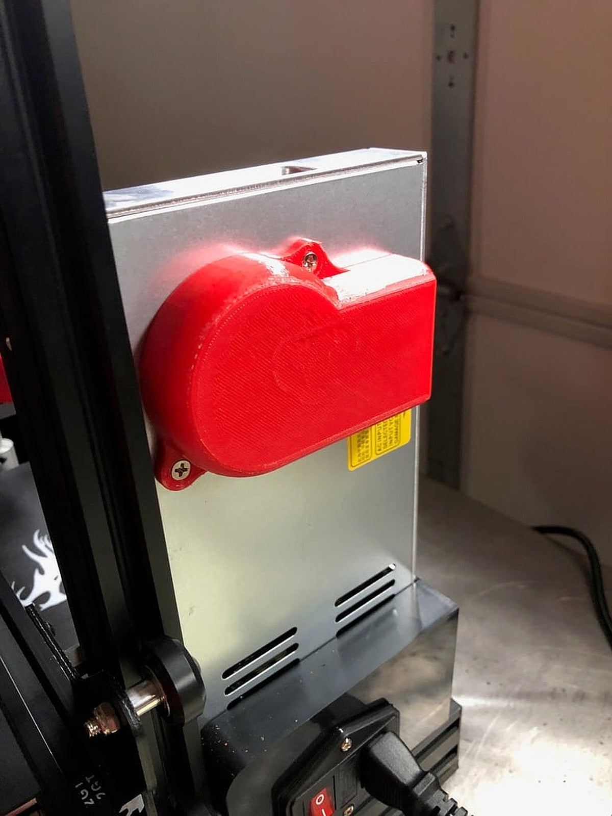 Ender 3 Pro Power Supply Meanwell Baffler – 3D Baskı Modeli