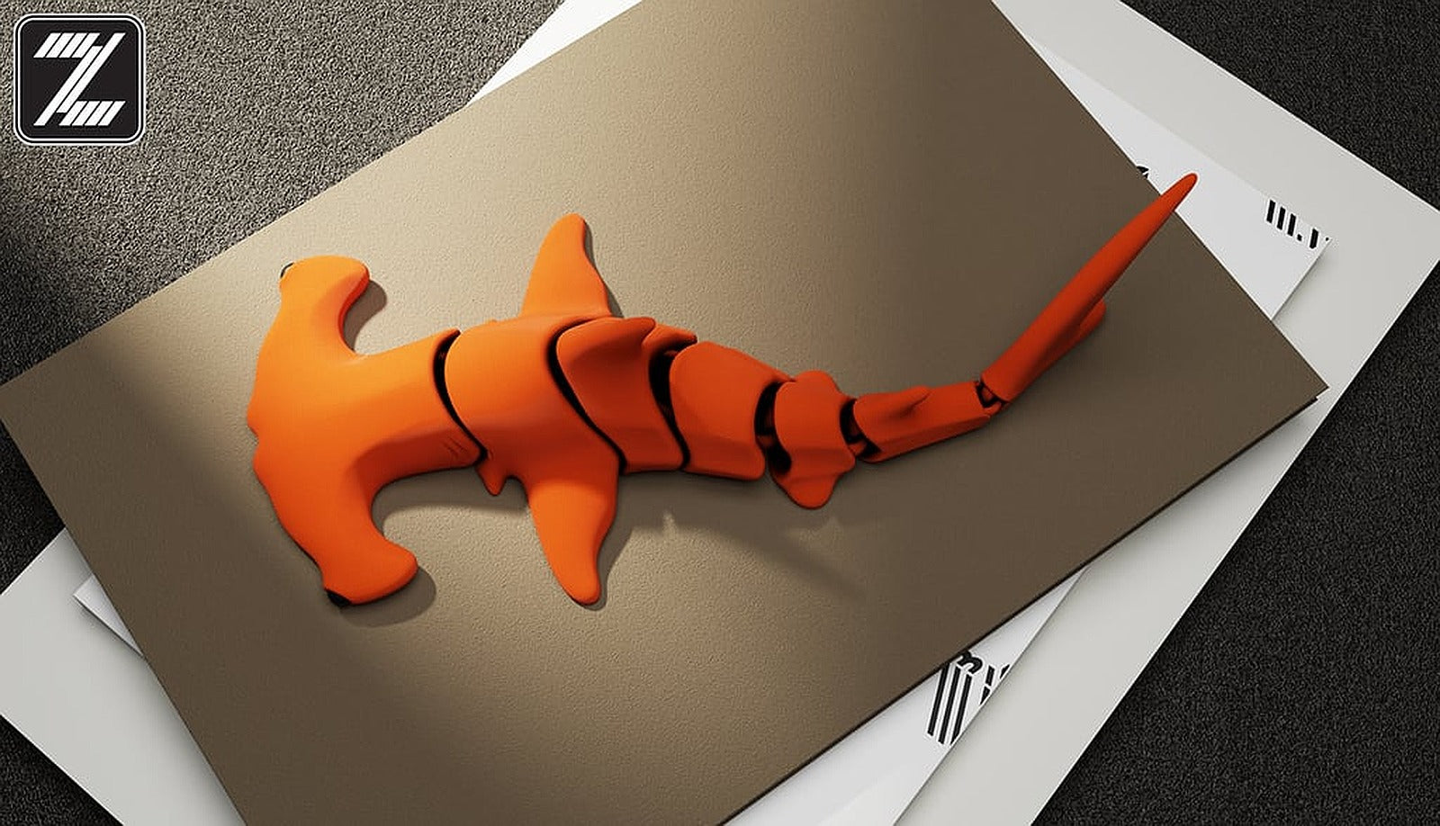 Articulated Hammerhead shark – 3D Baskı Modeli