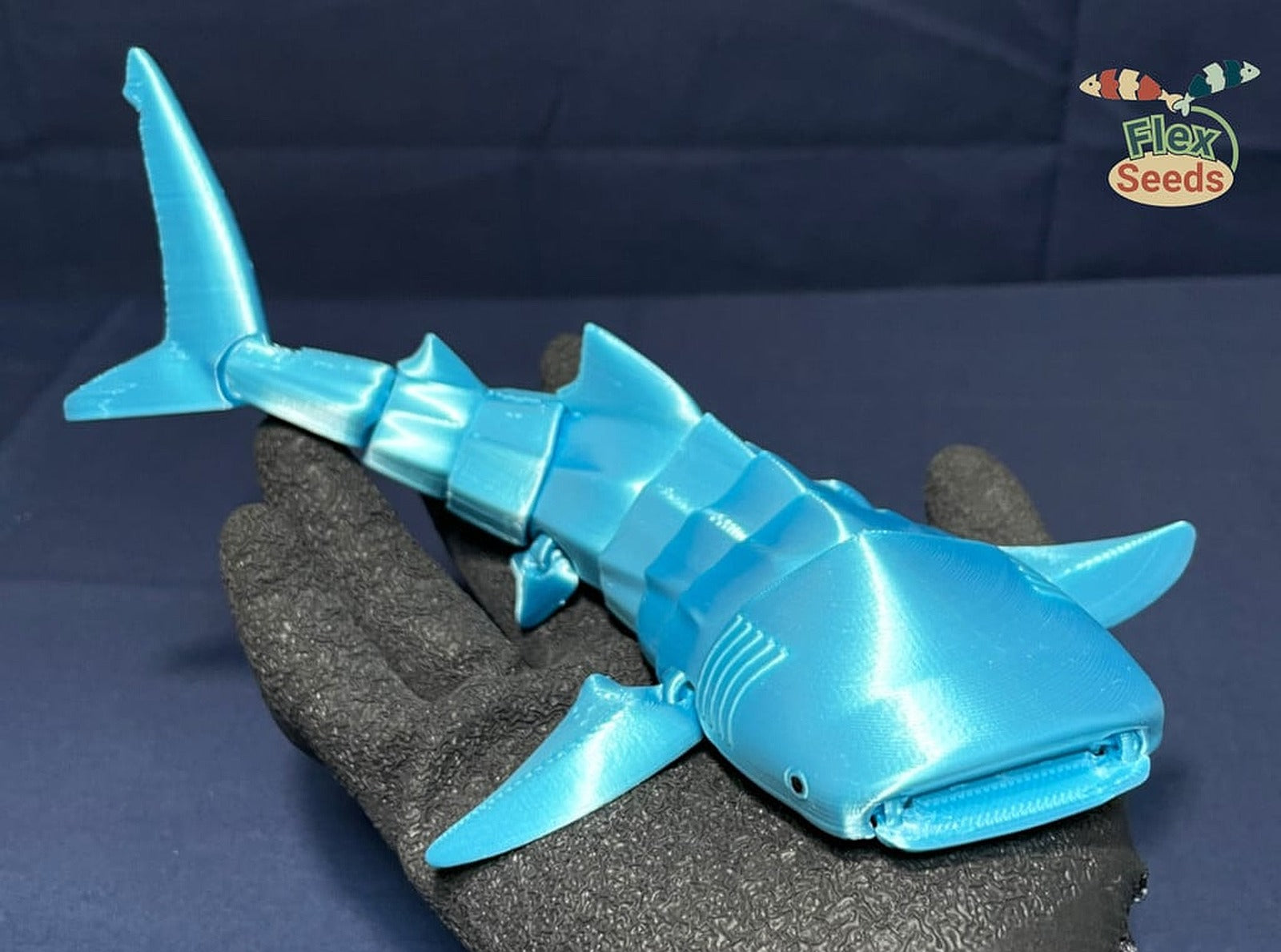 Flexi Whale Shark(Print-in-place) – 3D Baskı Modeli