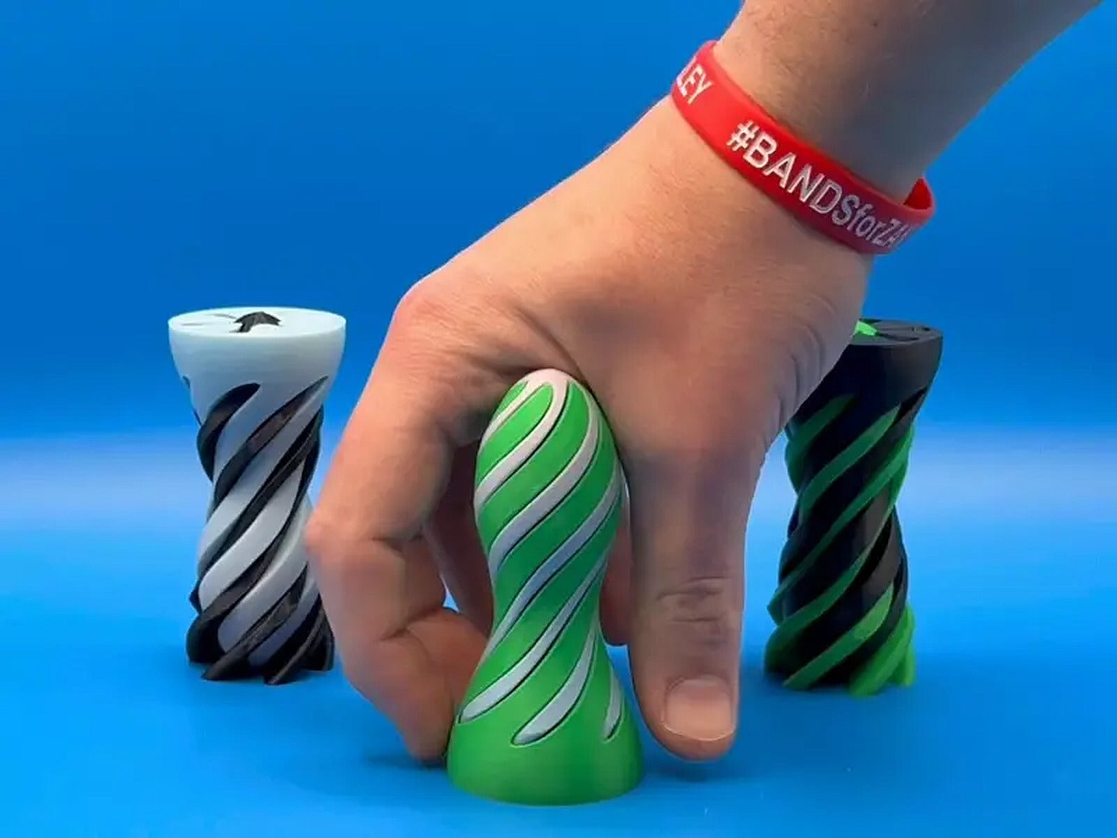 Pawn Spiral Passthrough Fidget Toy - Easy to Print, No Supports Required – 3D Baskı Modeli