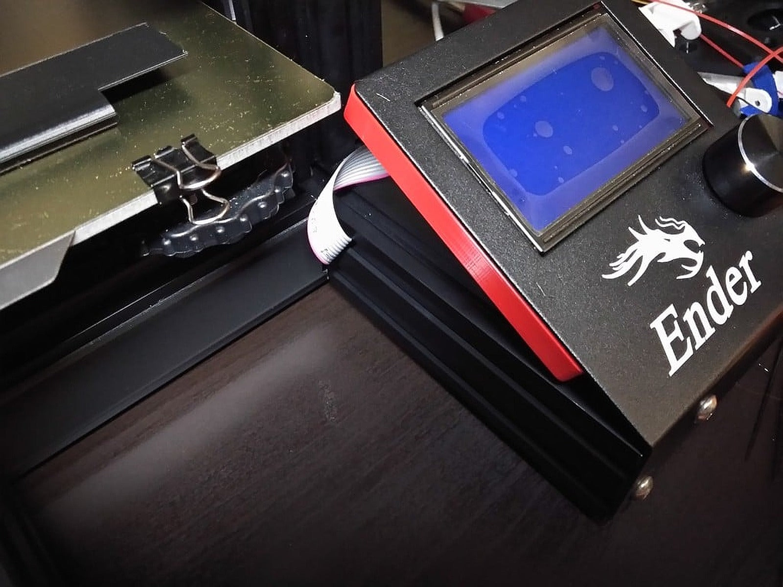 Slim Ender 3 LCD Display Rear Cover – 3D Baskı Modeli