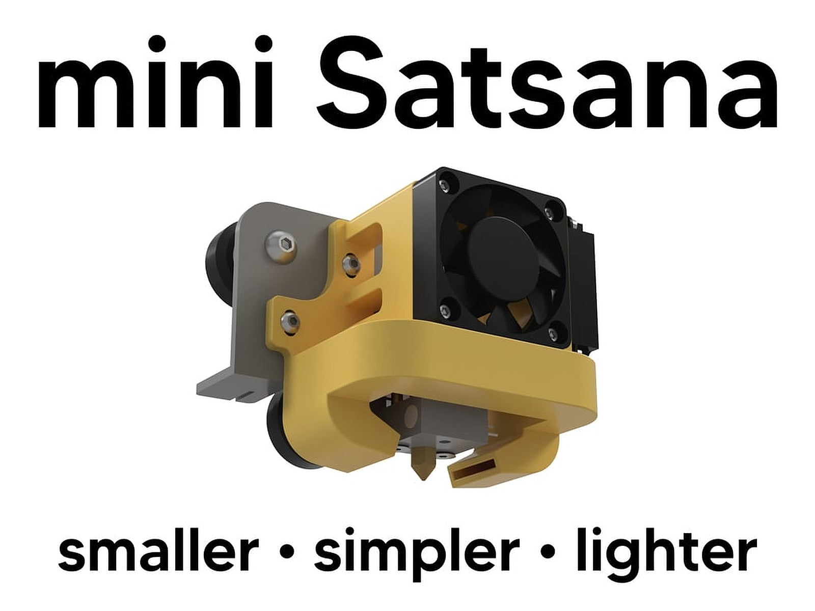 mini Satsana - A Compact Fan Duct for Creality Printers – 3D Baskı Modeli
