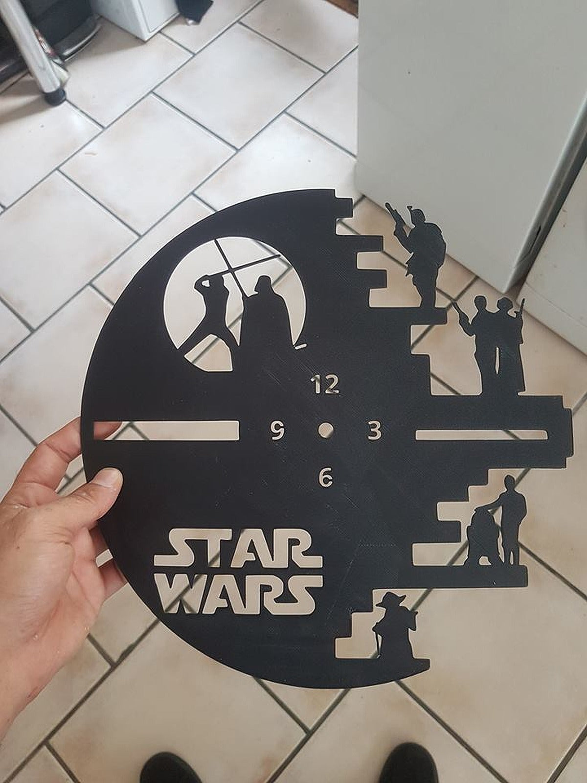 Star Wars Clock – 3D Baskı Modeli
