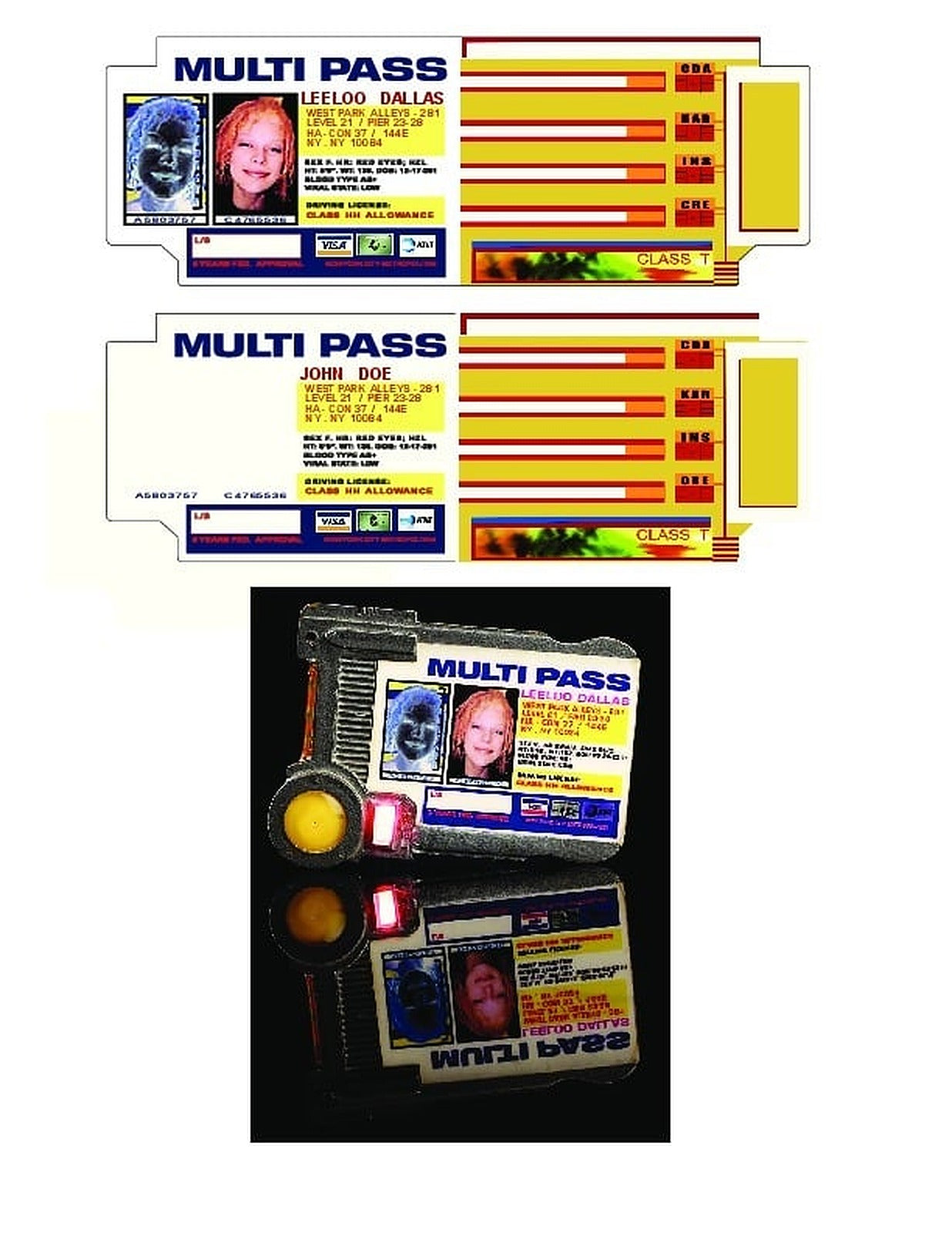 MultiPass From The Fifth Element – 3D Baskı Modeli