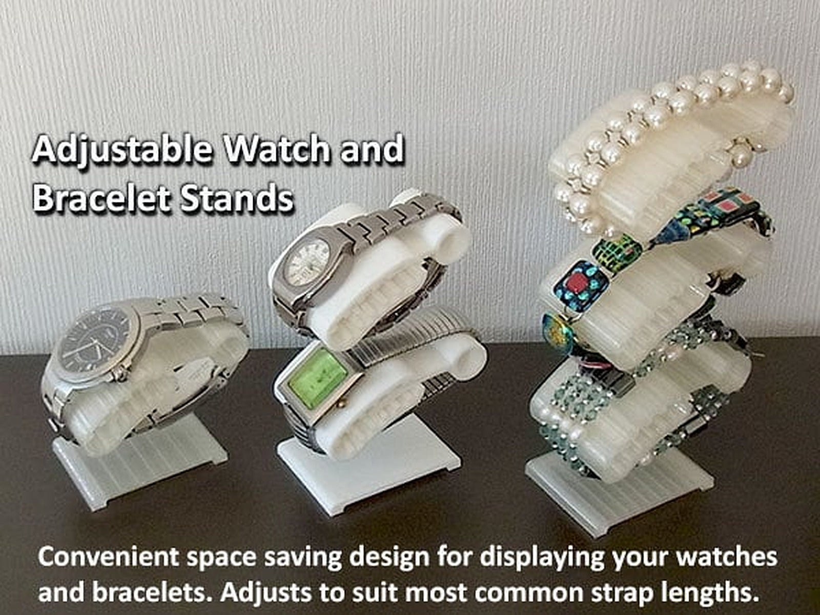 Watch and Bracelet stand - Convenient / Adjustable / Space Saving – 3D Baskı Modeli