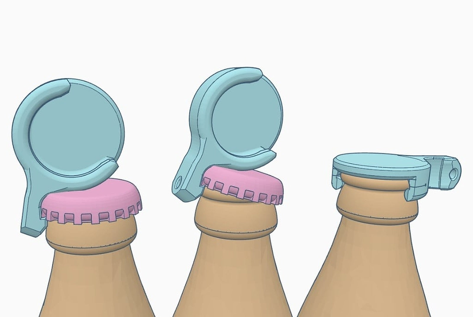 crown cork bottle opener/cap – 3D Baskı Modeli