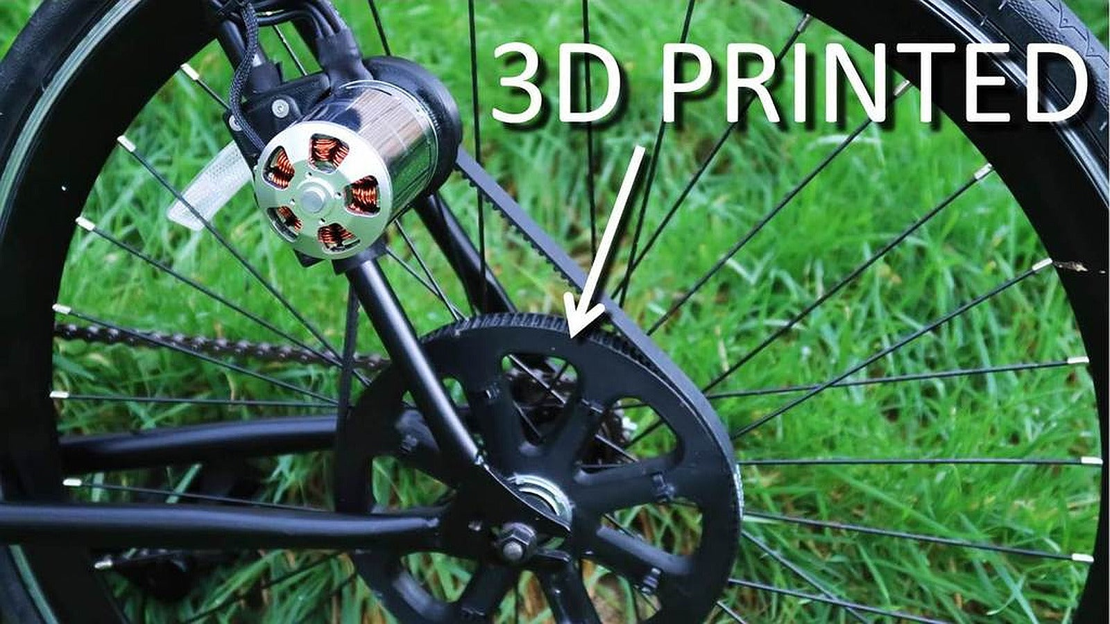 DIY Electric bike (motor mount & pulley) – 3D Baskı Modeli