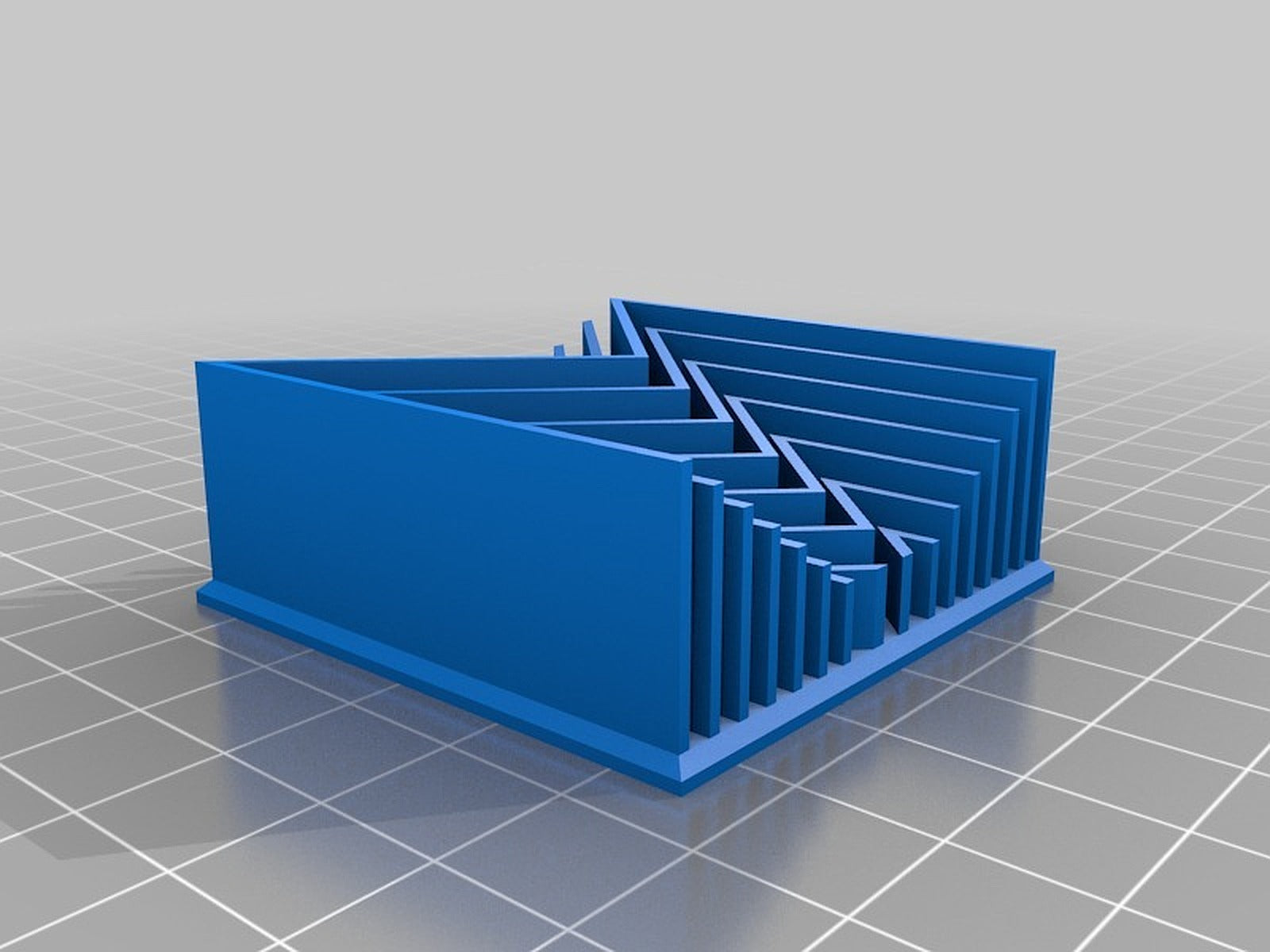 Heatwave 3d Printable Typeface – 3D Baskı Modeli