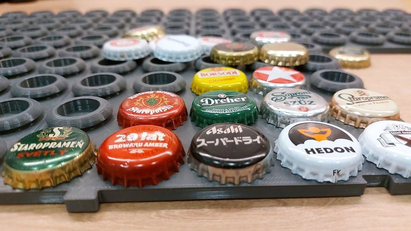Beer cap collection stand – 3D Baskı Modeli
