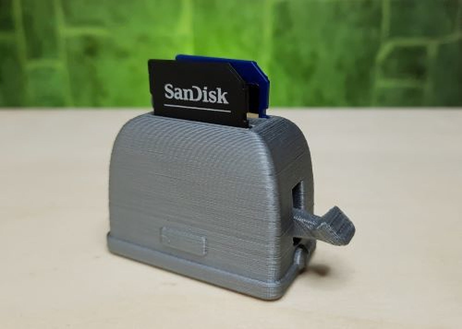 SD Card Toaster Print In Place – 3D Baskı Modeli