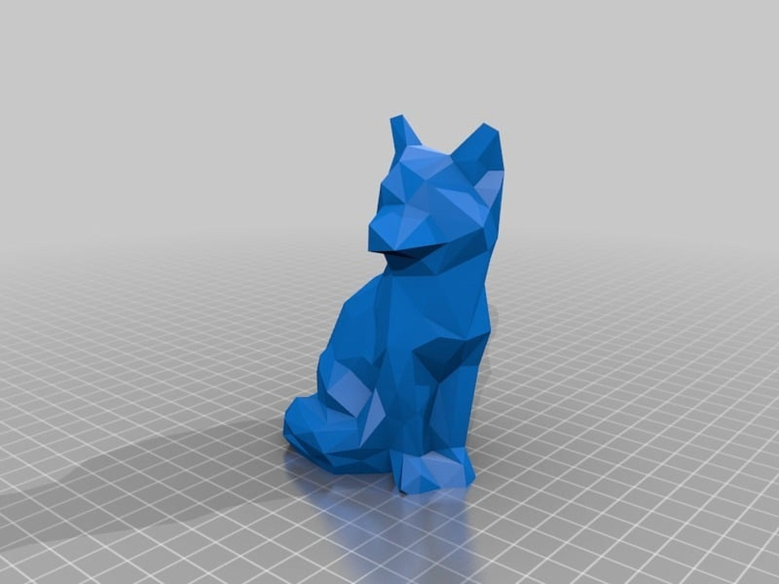 Low Poly Fox – 3D Baskı Modeli