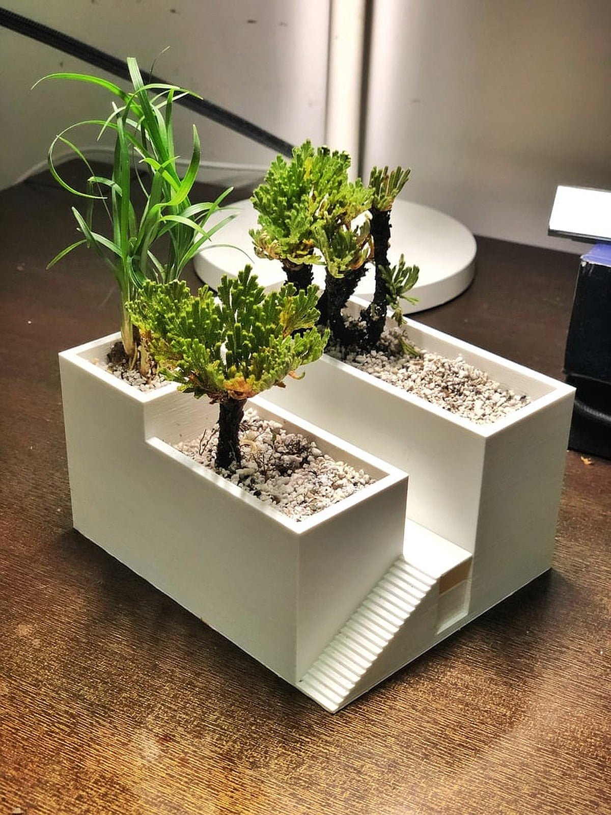 Flower saksı (with Hidden Drain Holes & Water tray) – 3D Baskı Modeli