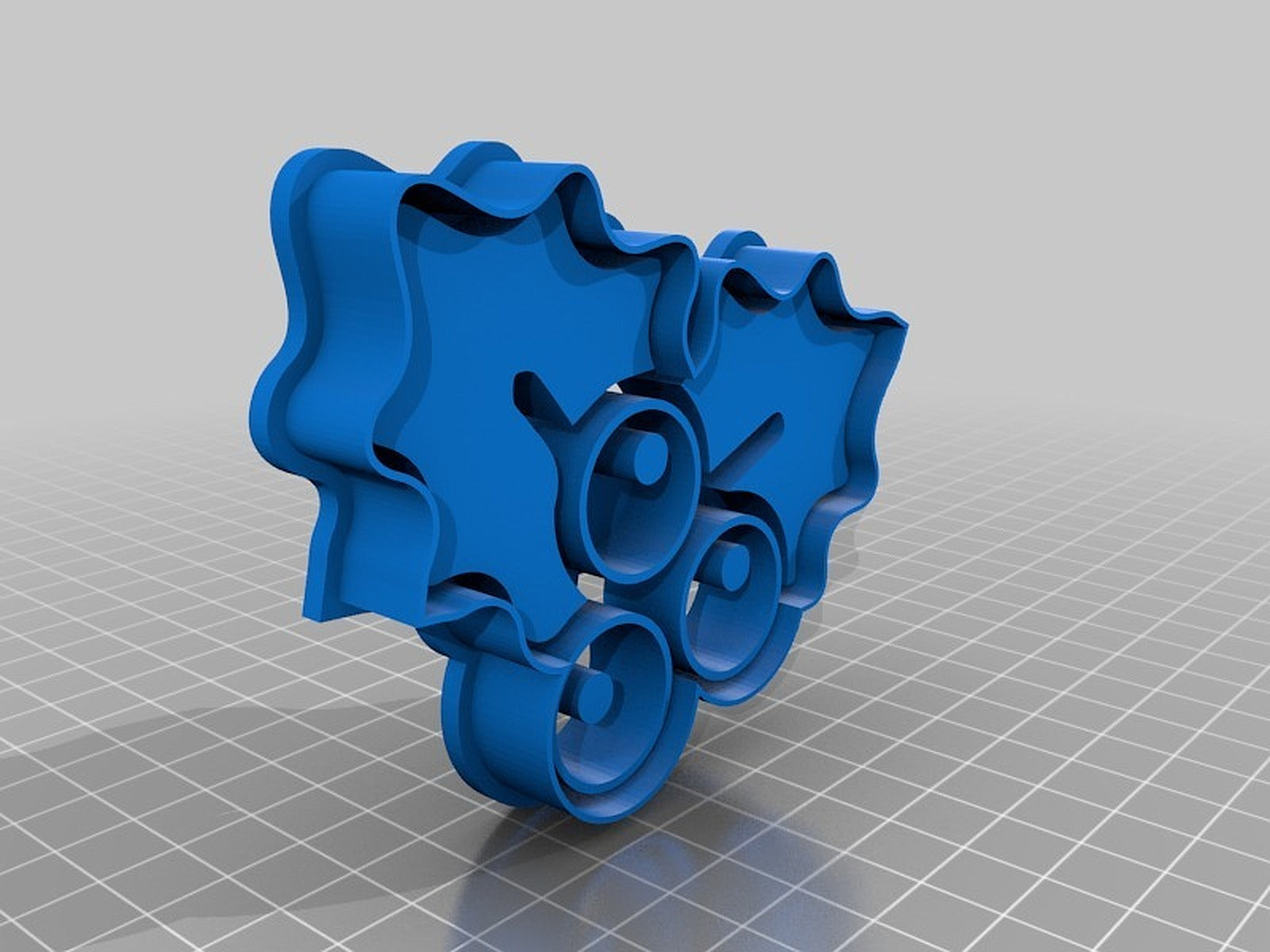 Mistletoe Cookie Cutter – 3D Baskı Modeli