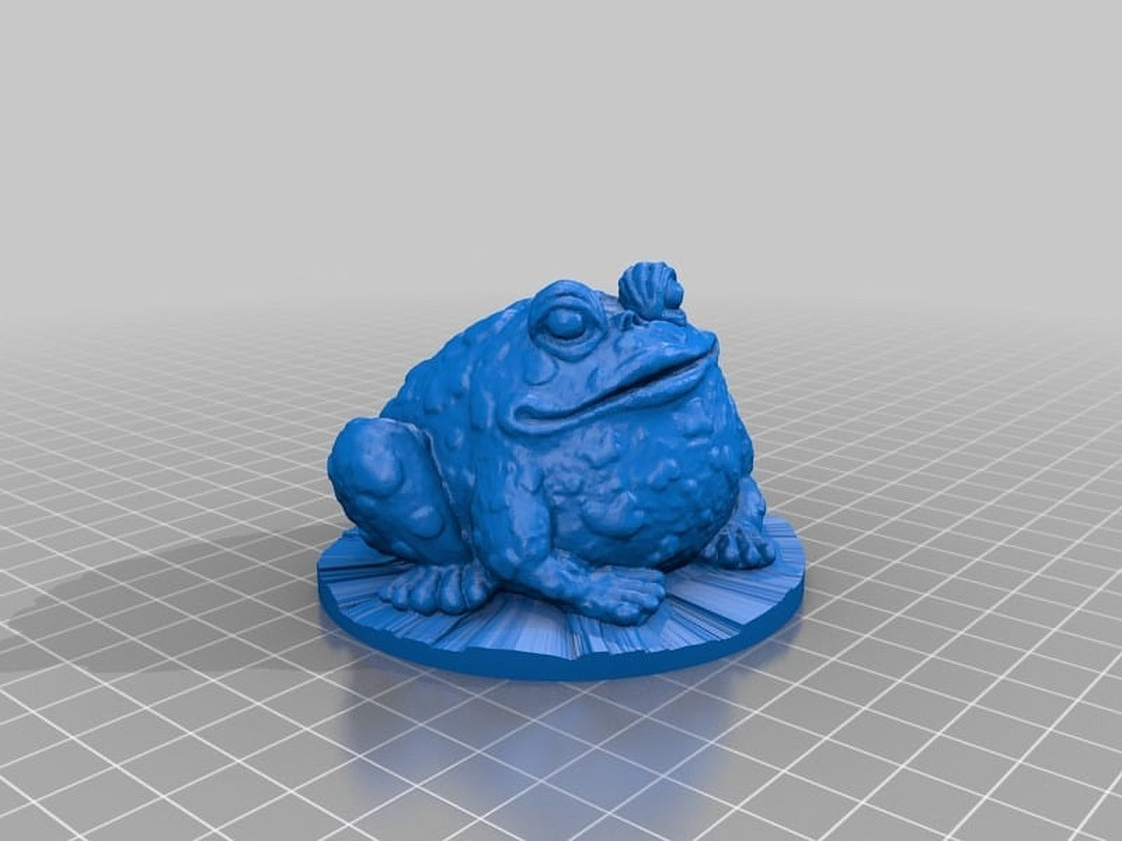 Garden Toad – 3D Baskı Modeli
