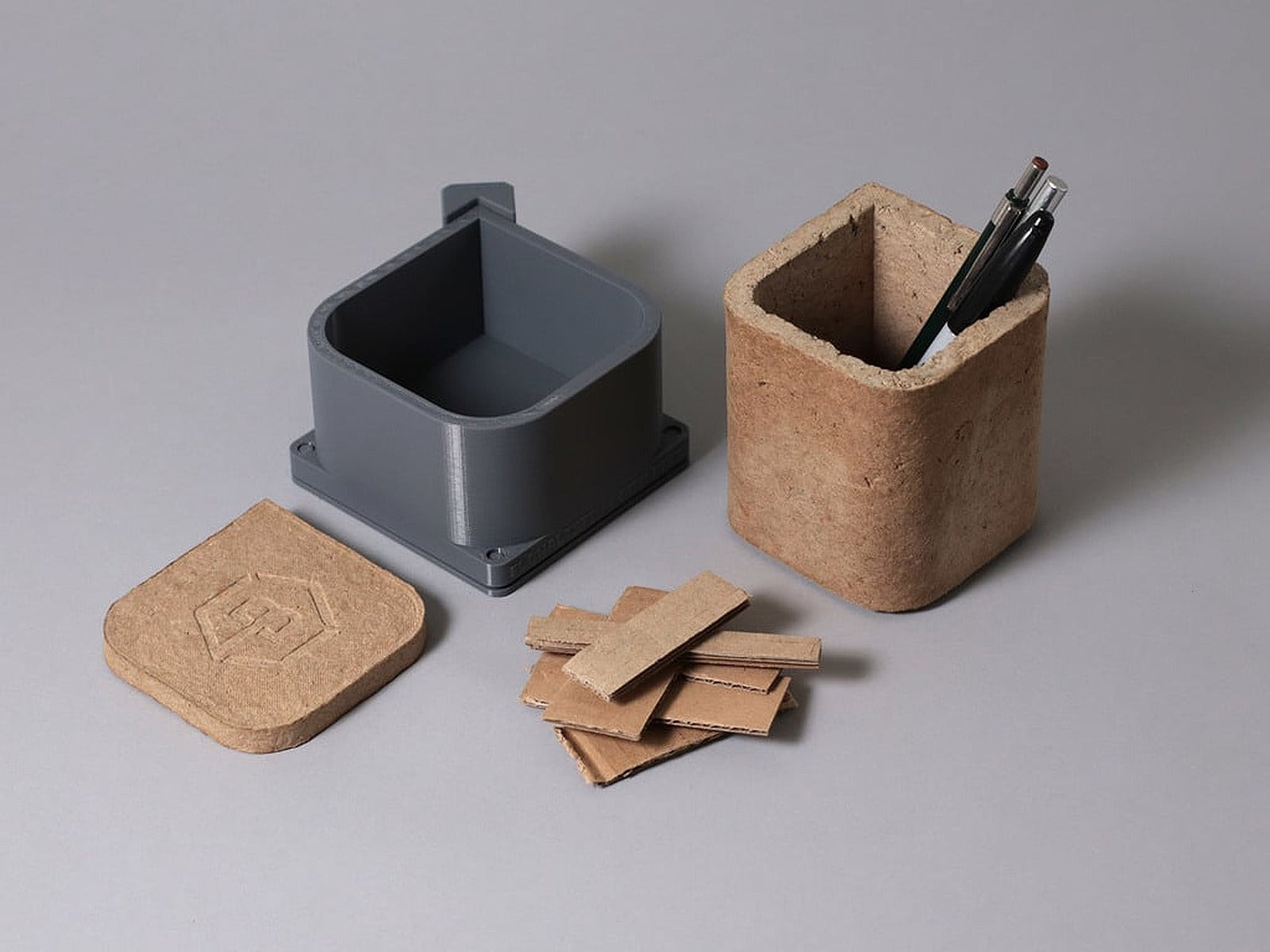 Pulp It! - Recycled Cardboard Molds – 3D Baskı Modeli