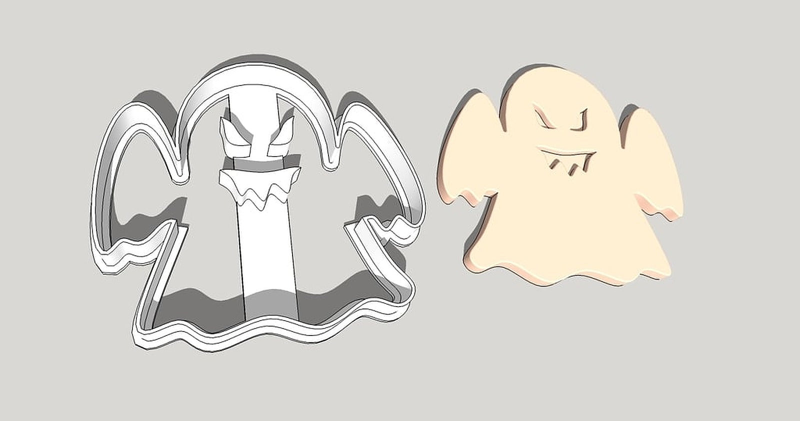 Ghost cookie cutter – 3D Baskı Modeli