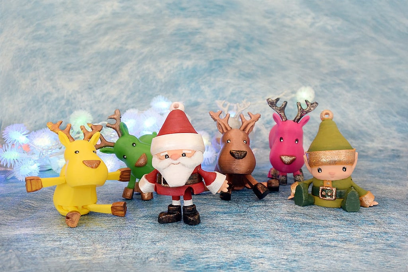 Articulated Christmas Toys – 3D Baskı Modeli