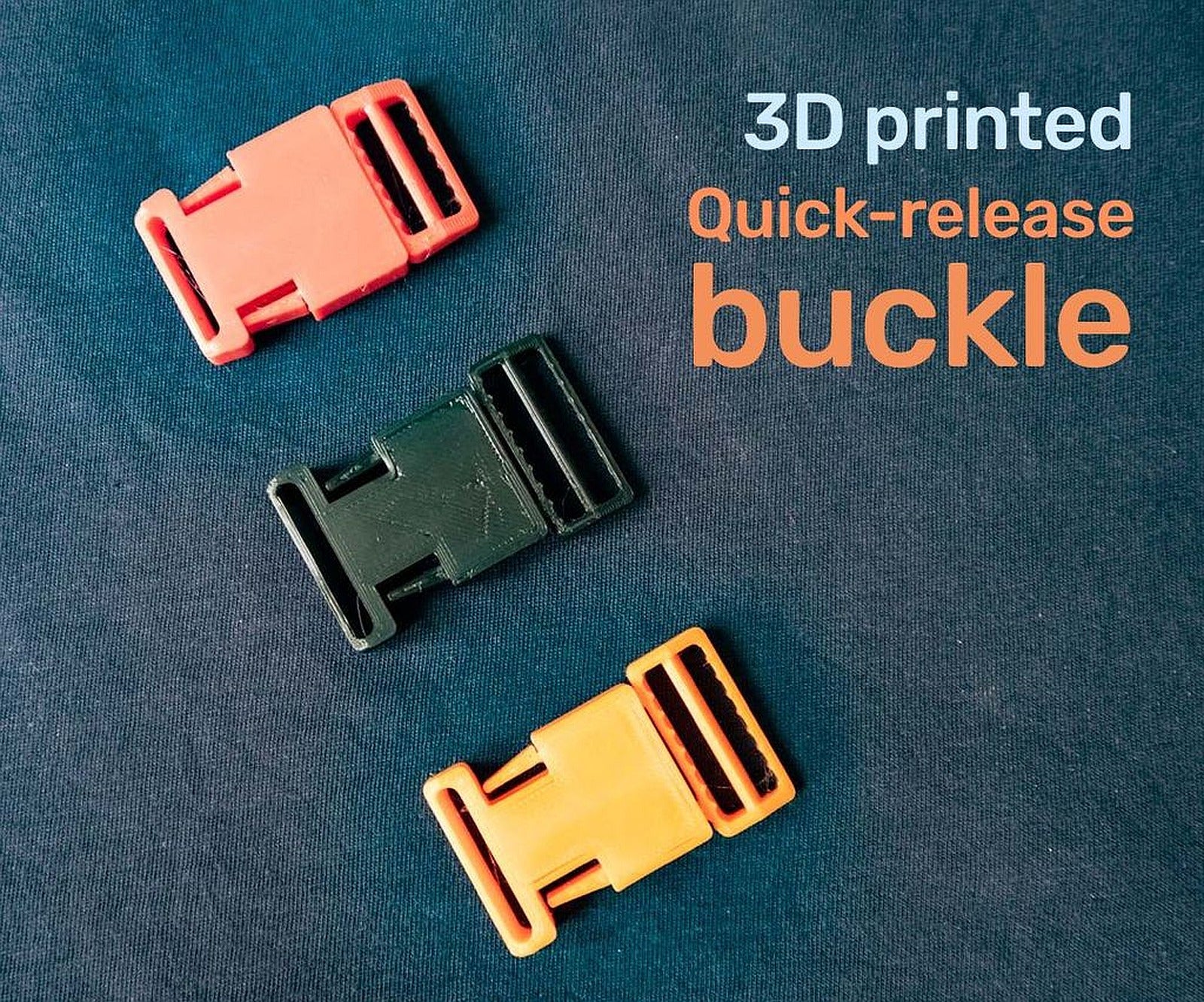 Customizable buckle – 3D Baskı Modeli