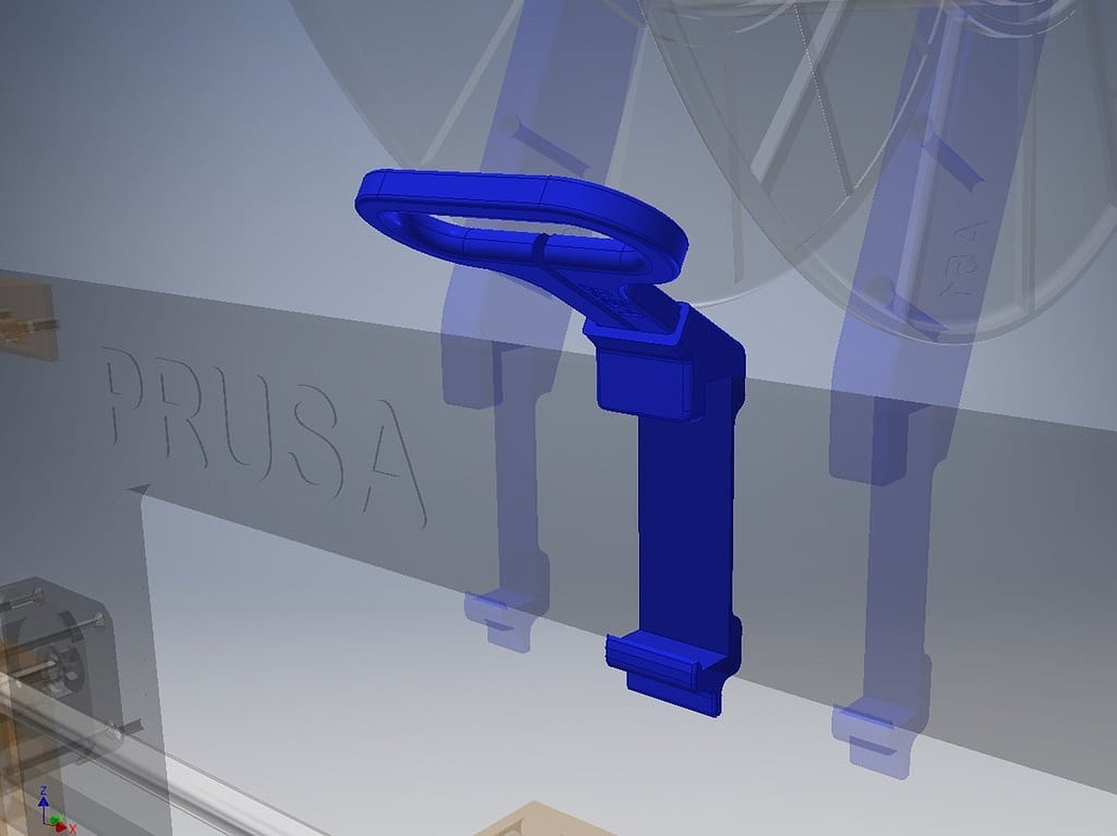 Prusa i3 MK2/S/3 Filament Guide ClipOn – 3D Baskı Modeli