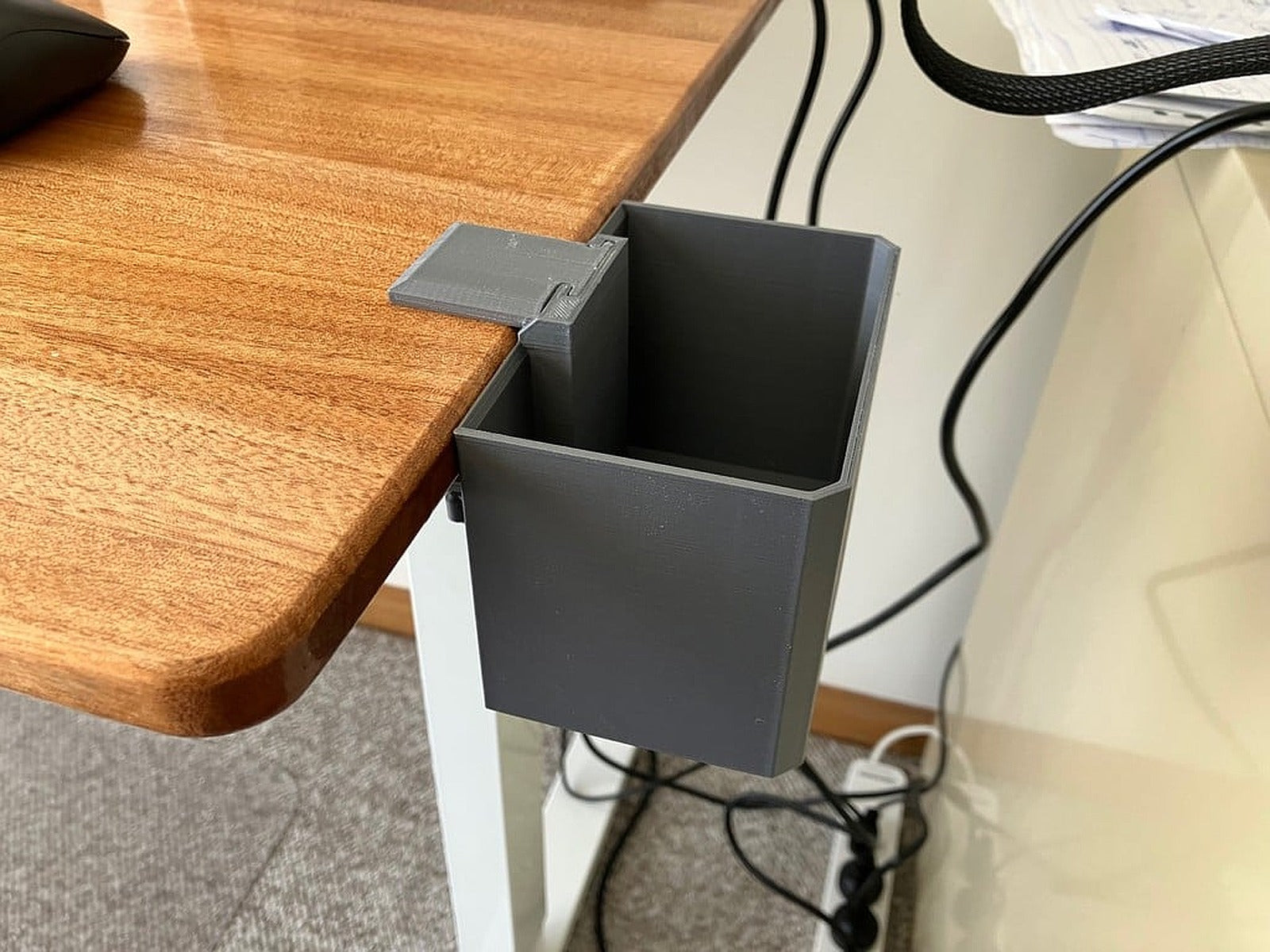 Removable Desk kutu/düzenleyici Trash Can – 3D Baskı Modeli