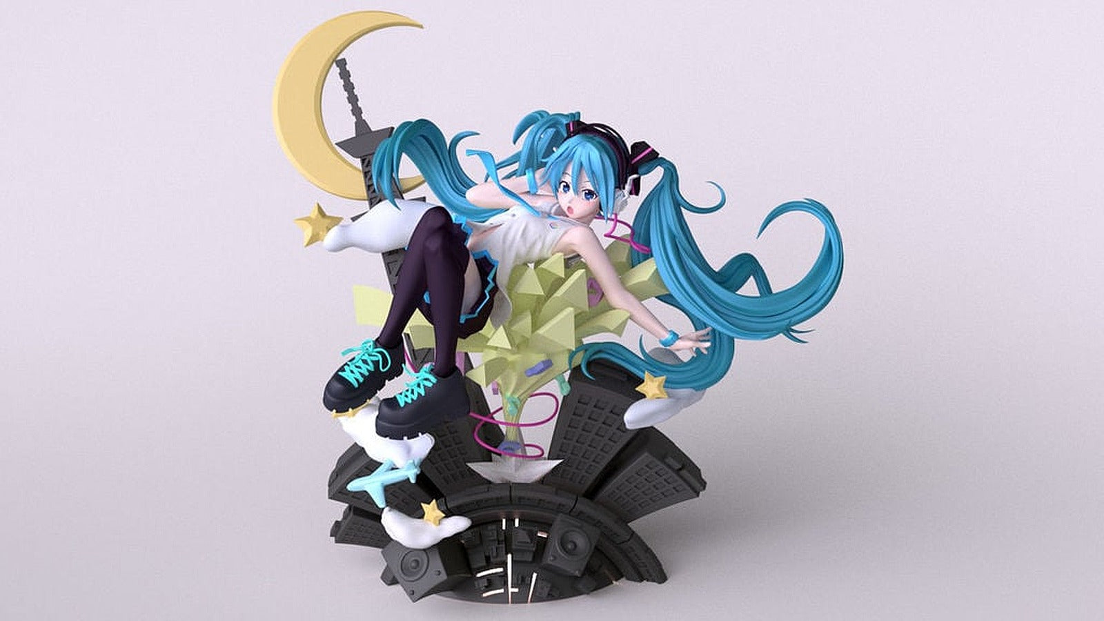 Miku figür re-upload – 3D Baskı Modeli