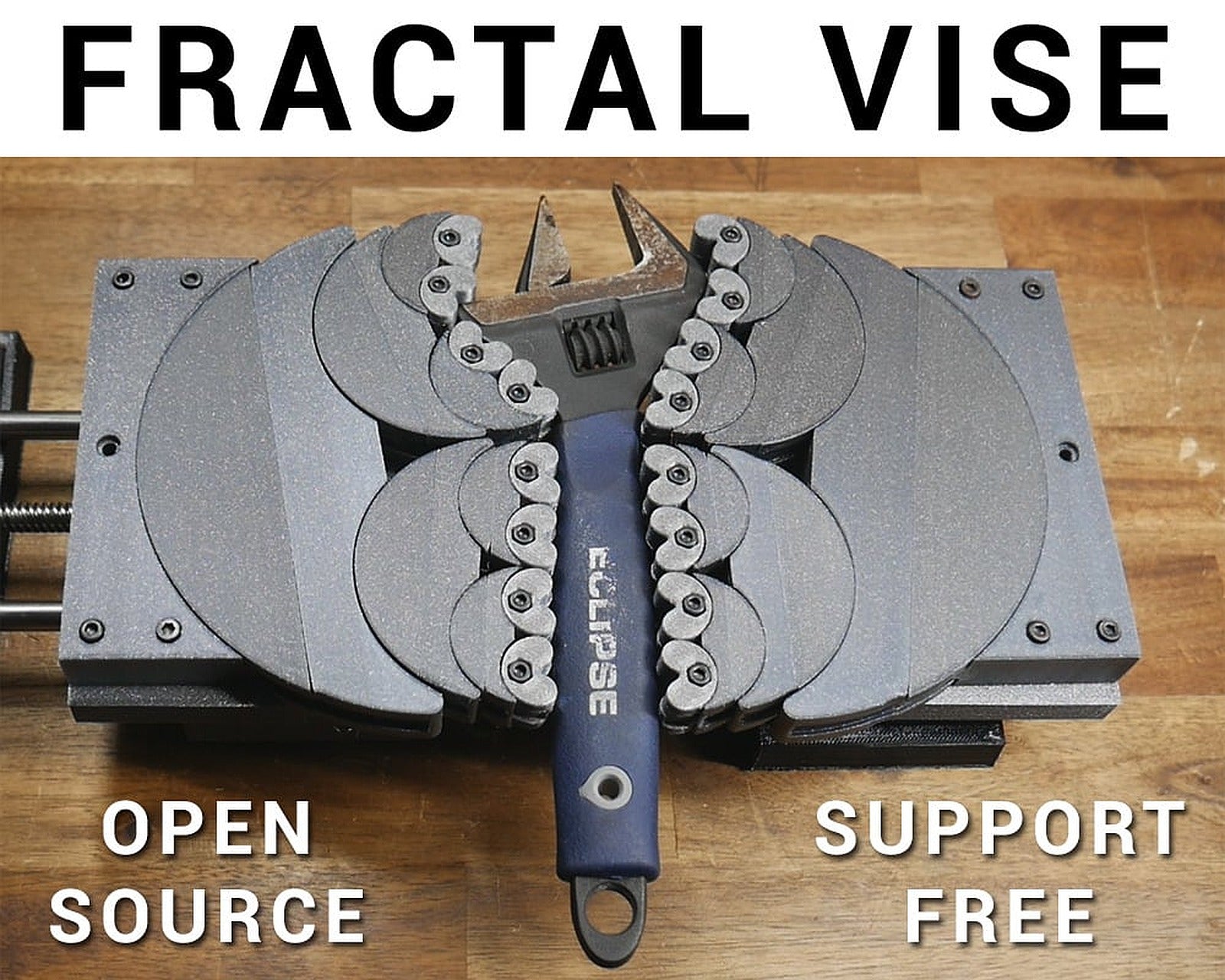 Fractal Vise – 3D Baskı Modeli