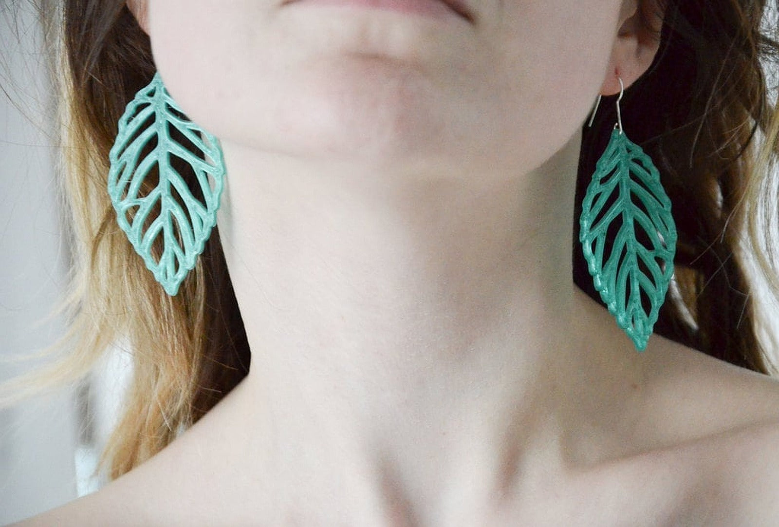 leaves earrings – 3D Baskı Modeli
