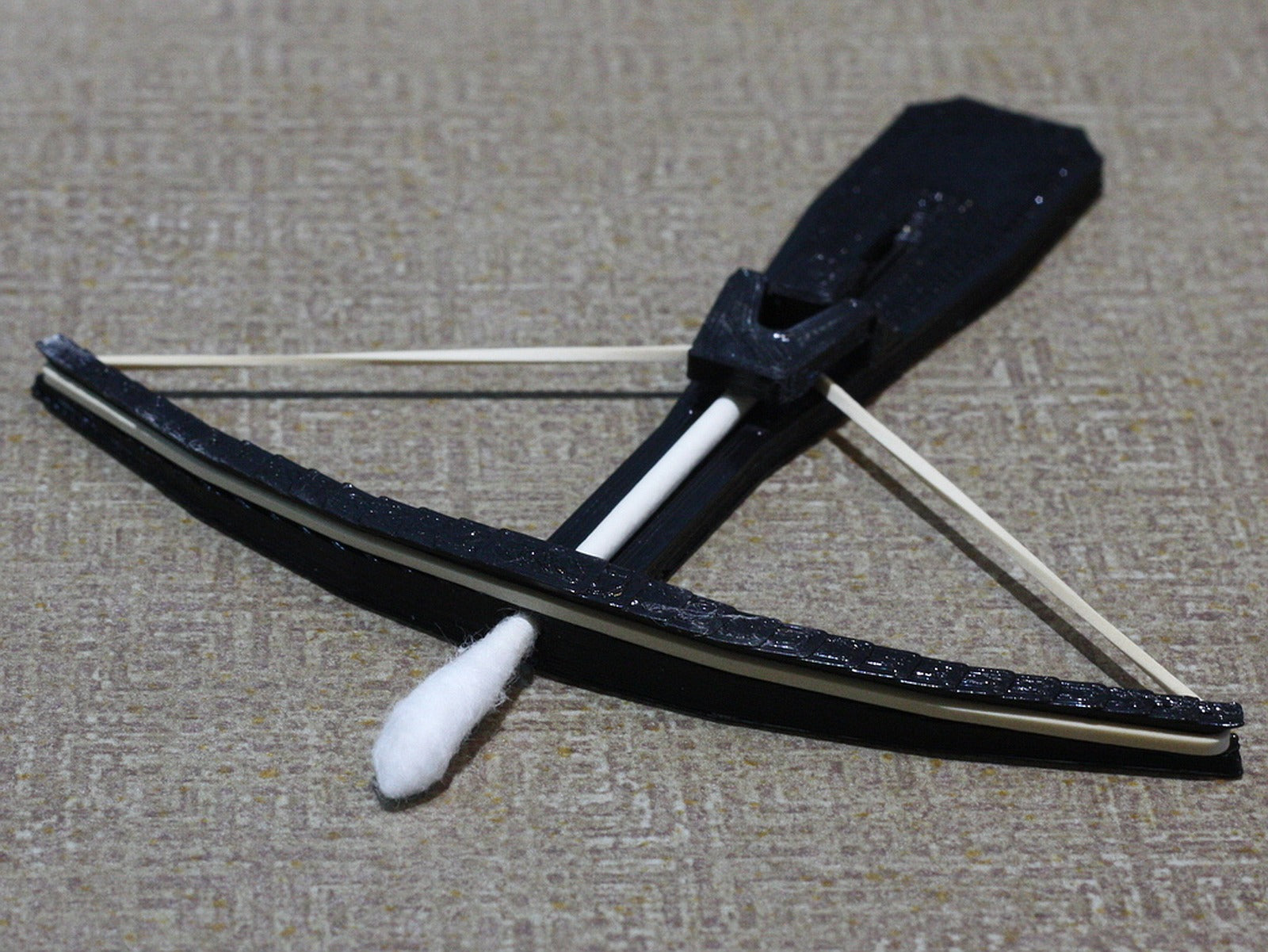 Cotton Swab Crossbow – 3D Baskı Modeli