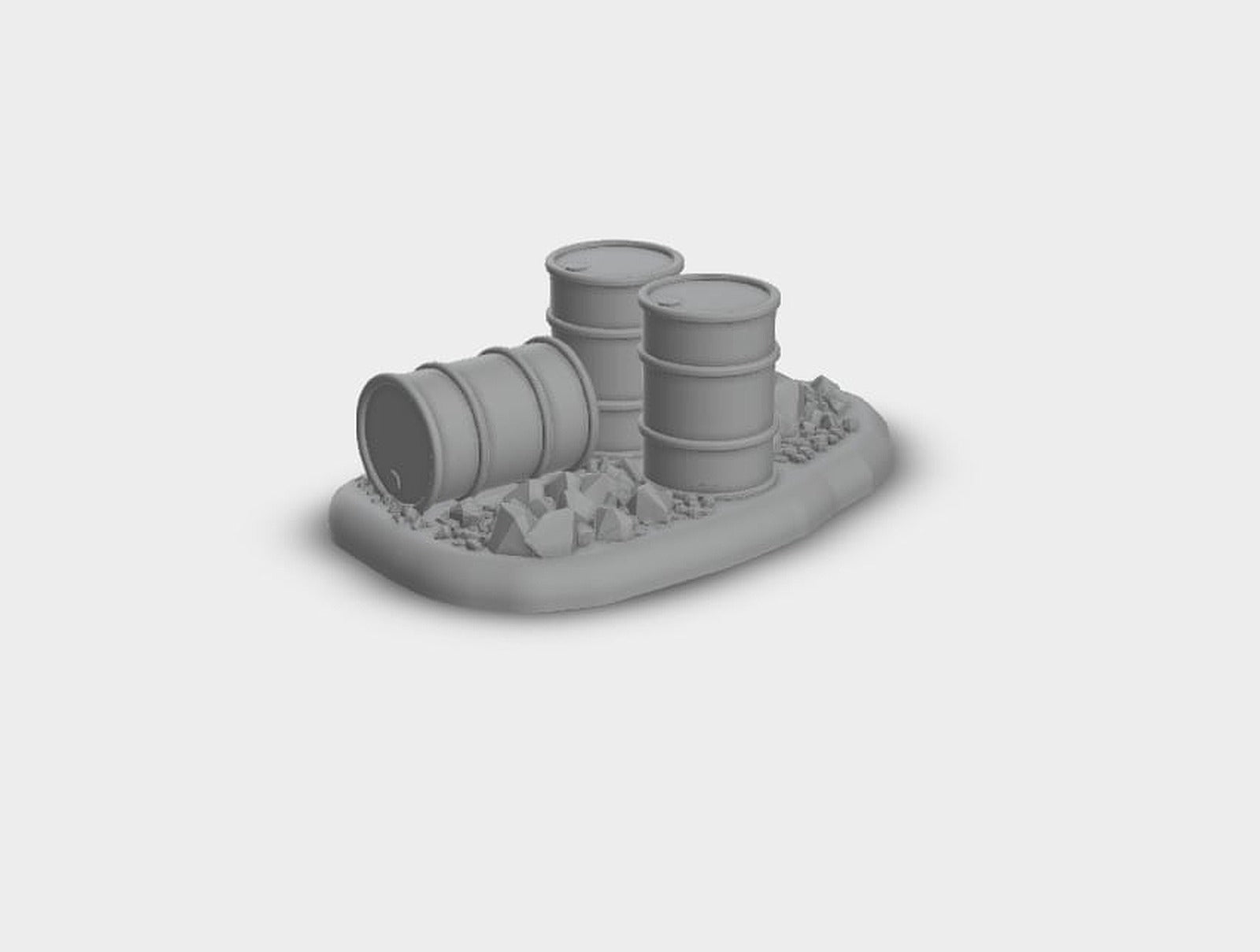 Wargaming compatible - Terrain - Barrels - 28mm – 3D Baskı Modeli
