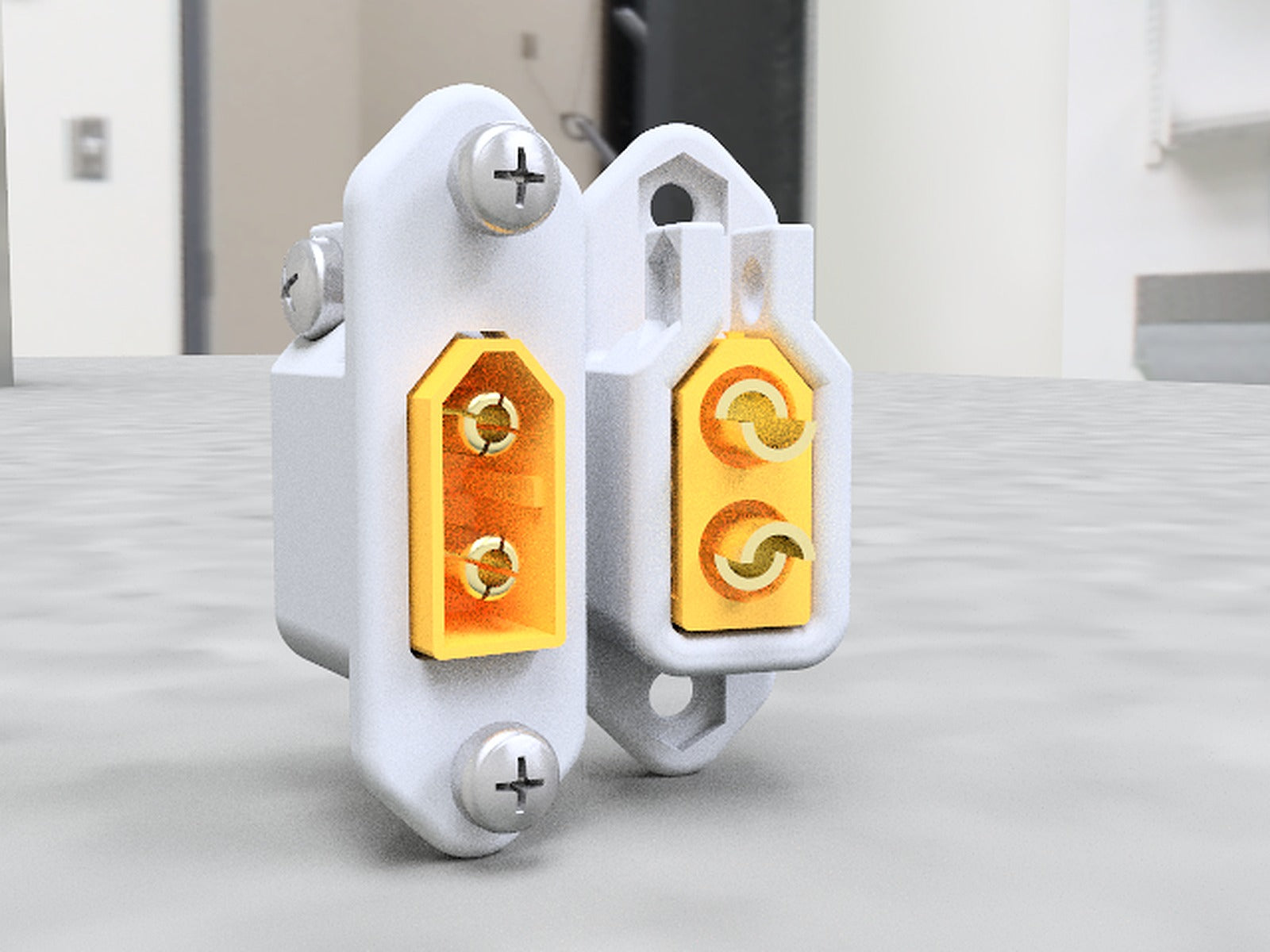 XT60 Panel Mount – 3D Baskı Modeli