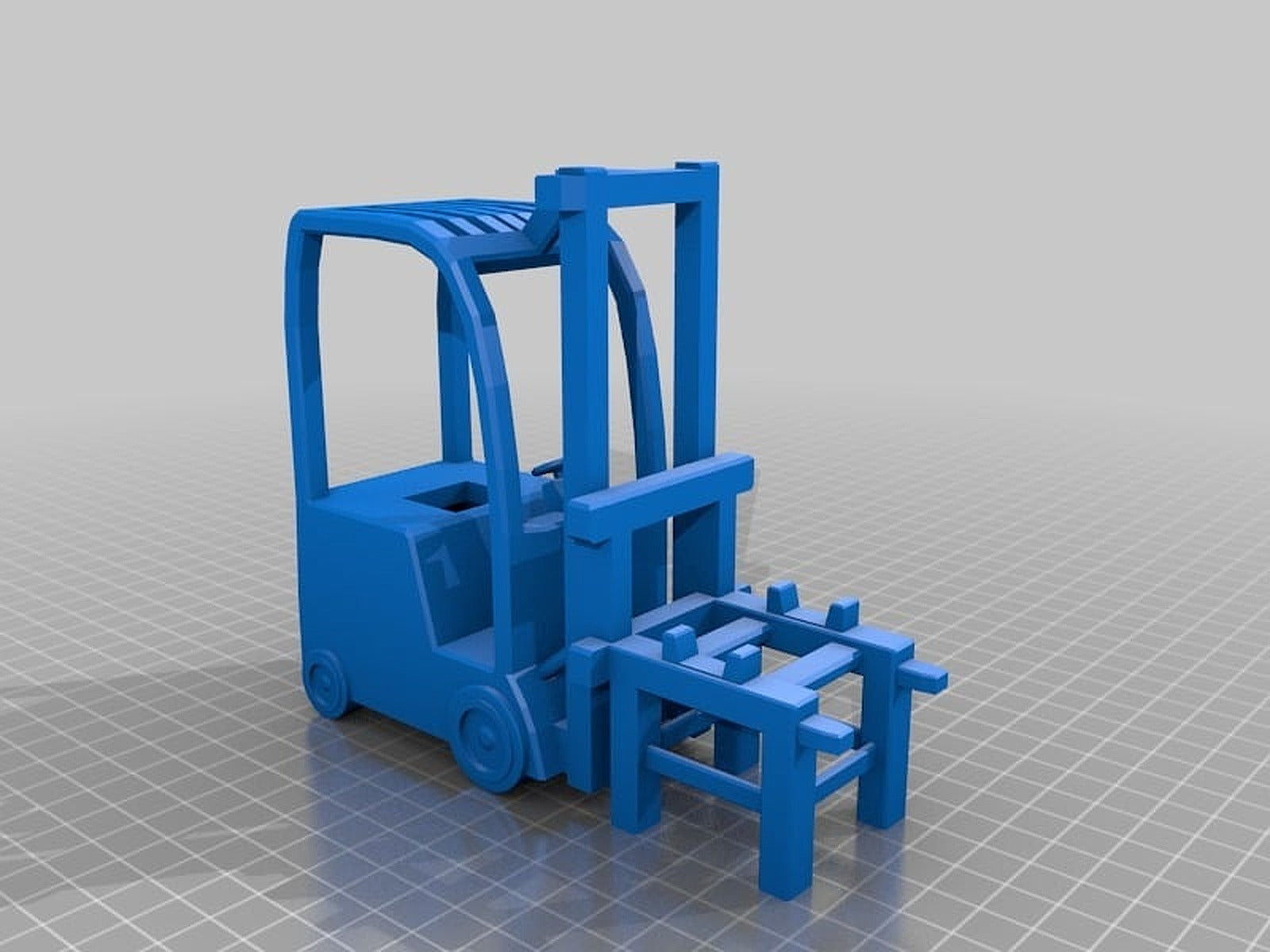 Forklift telefon stand – 3D Baskı Modeli