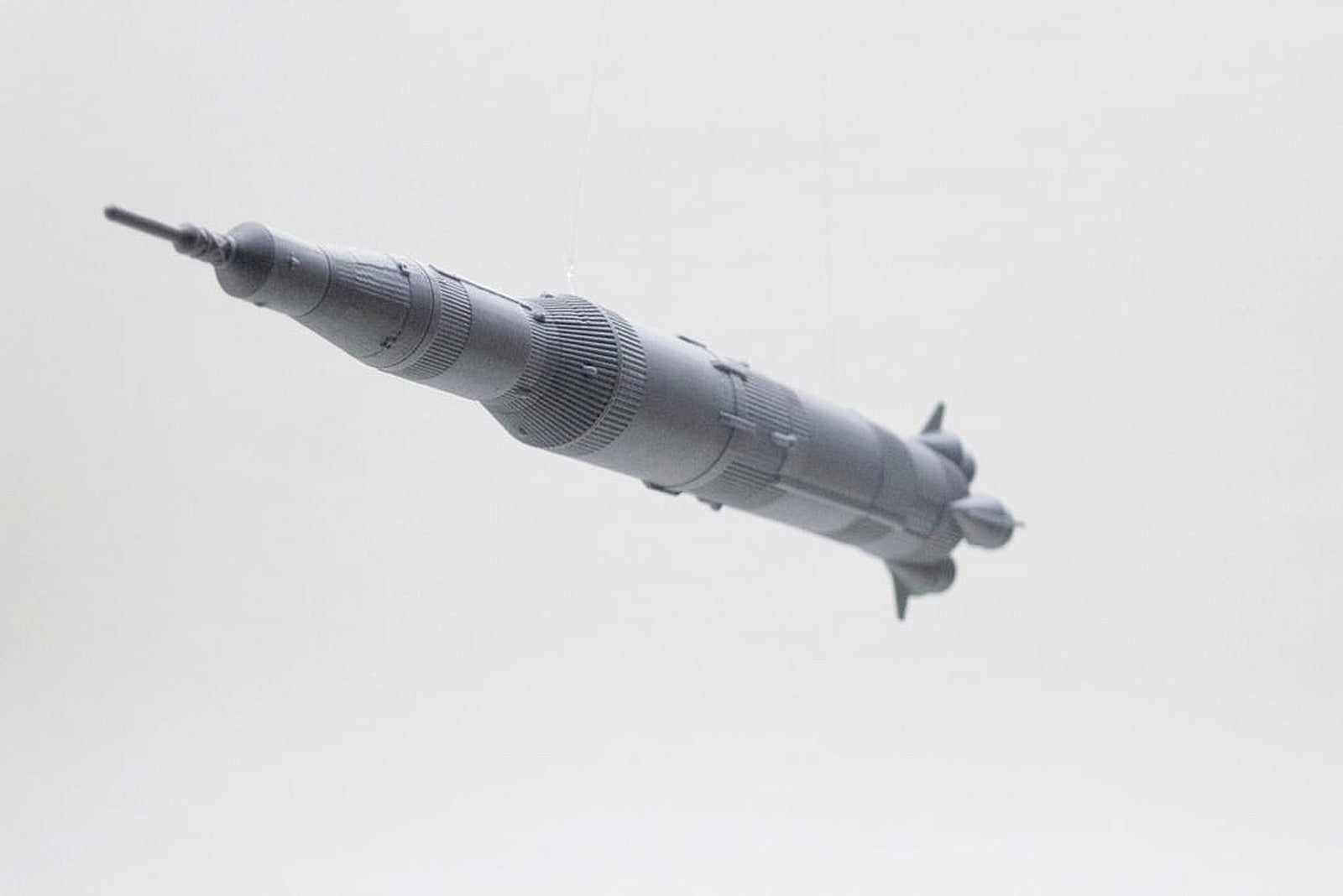 Modular Snap-Fit Saturn V – 3D Baskı Modeli