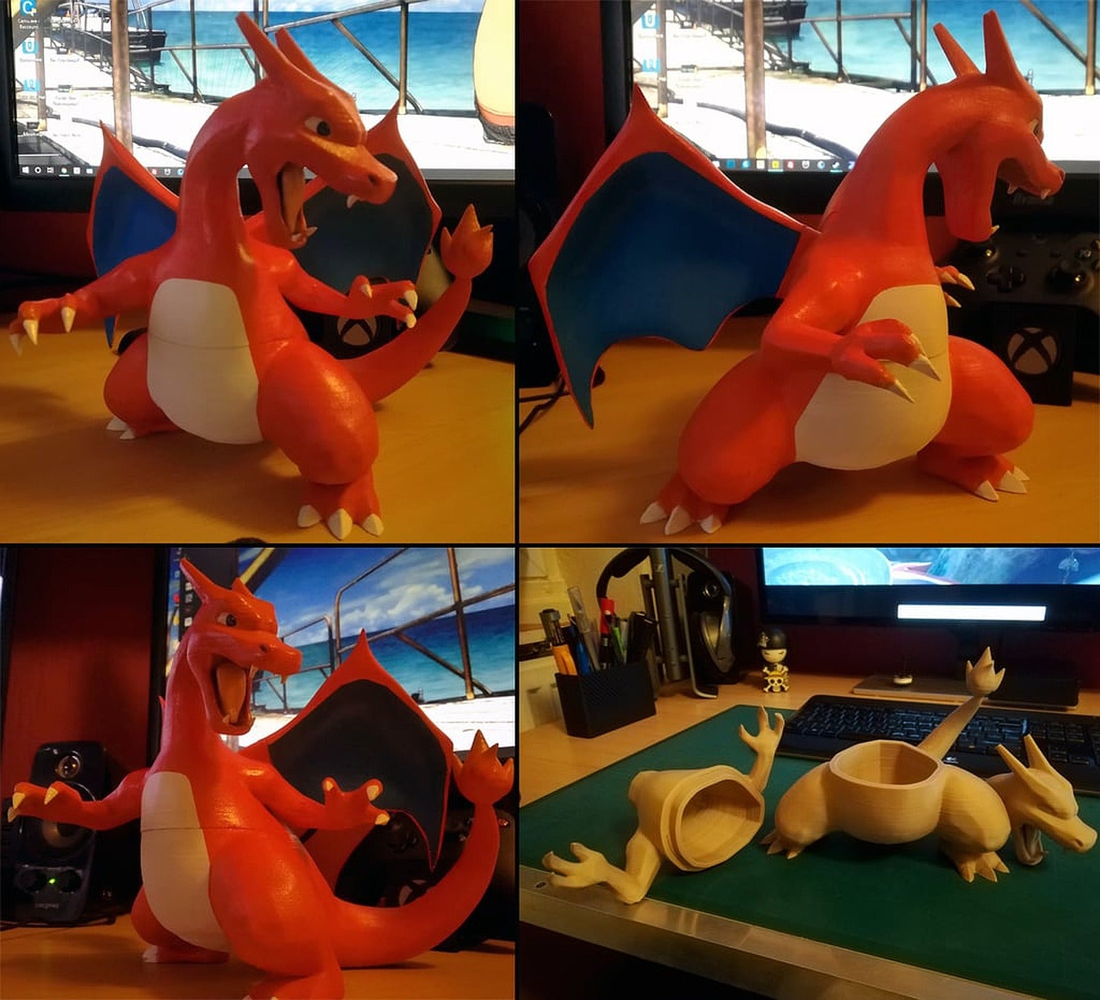 Dracaufeu / Charizard  kutu/düzenleyici – 3D Baskı Modeli