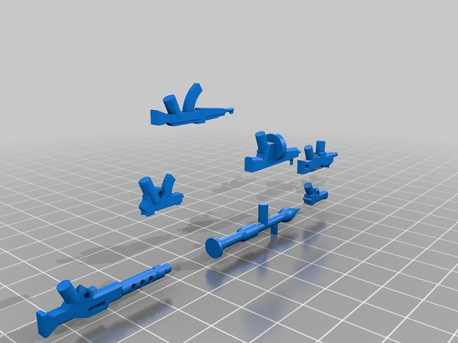 Lego compatible Weapons Pack one modern combat – 3D Baskı Modeli