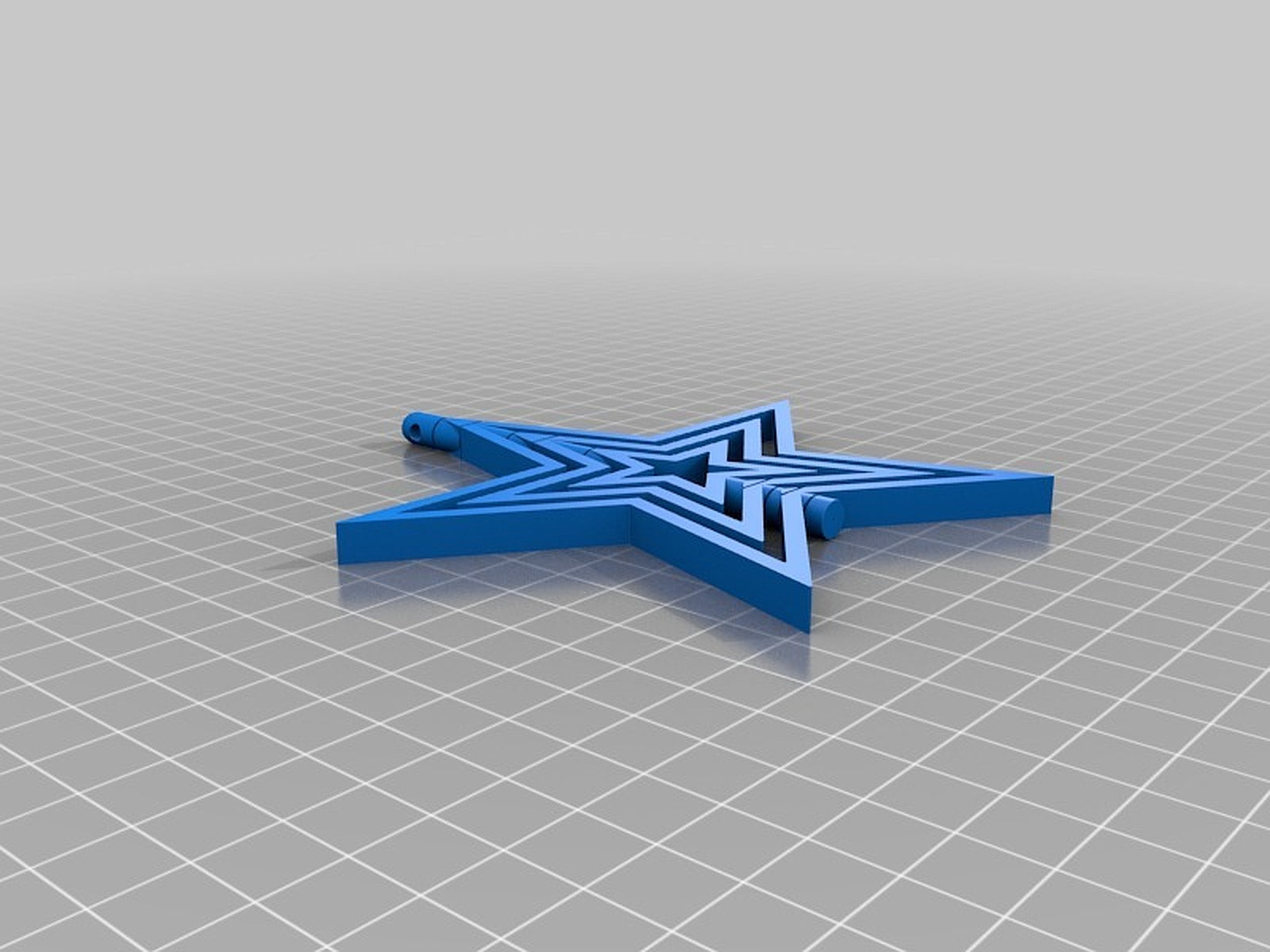 Spinning Christmas Star – 3D Baskı Modeli