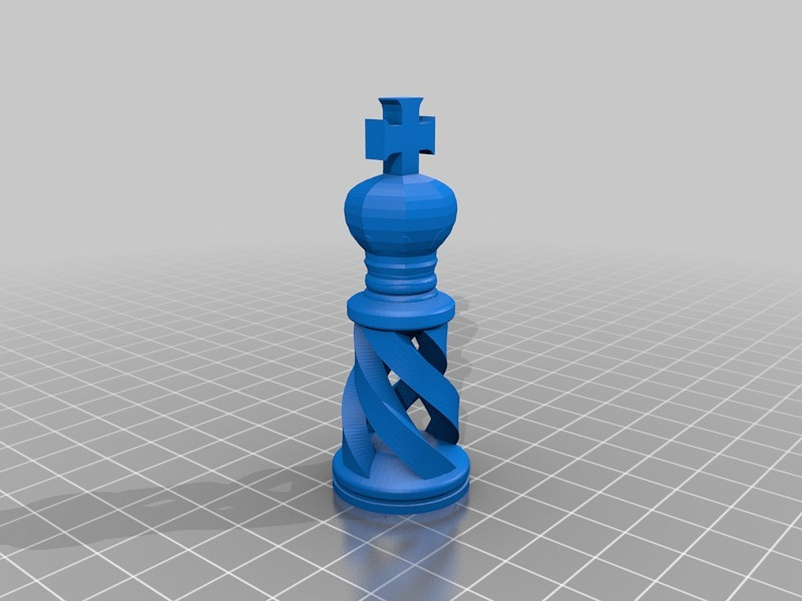 Another Spiral Chess Set – 3D Baskı Modeli