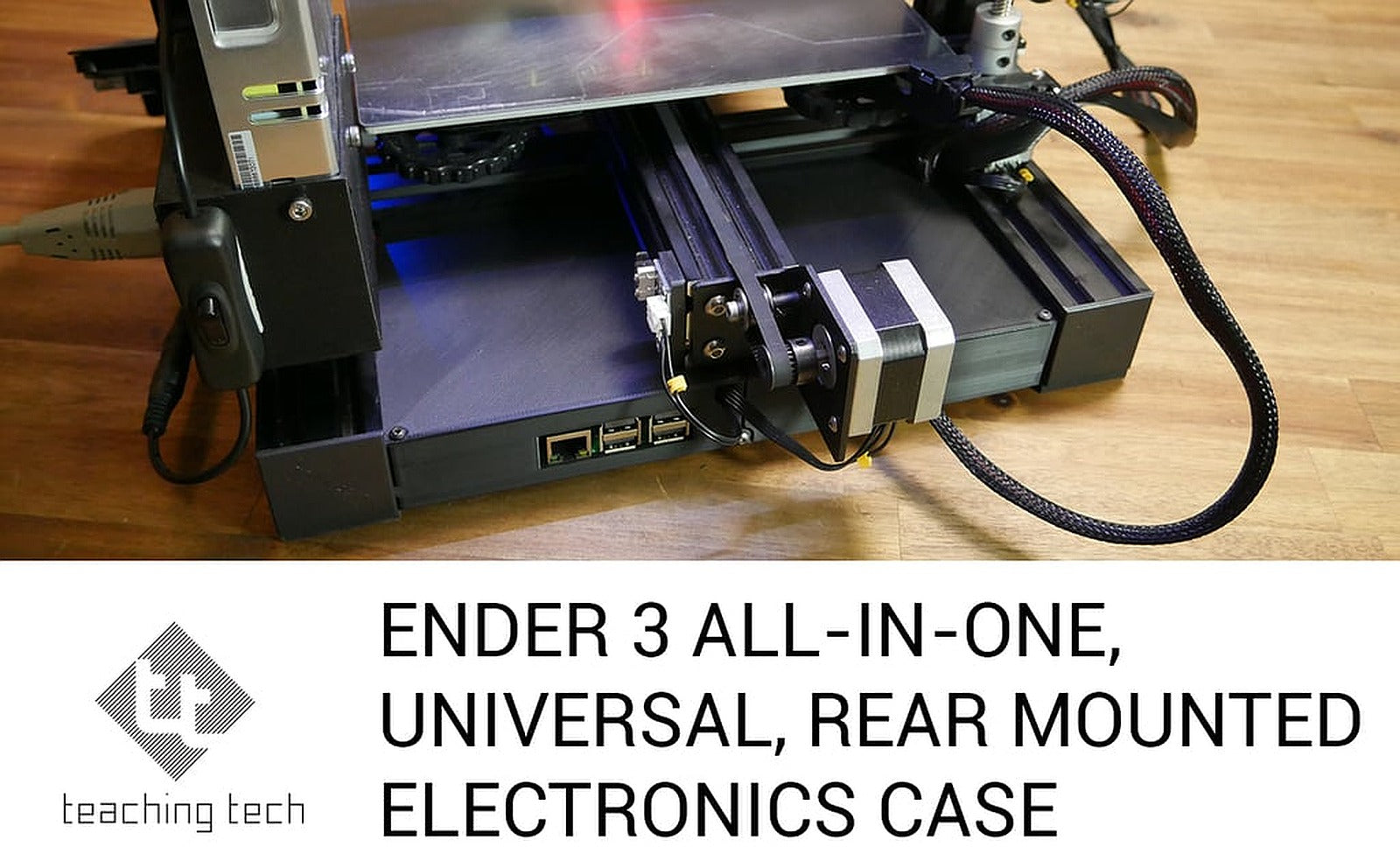 Ender 3 all in one, universal rear electronics kılıf – 3D Baskı Modeli