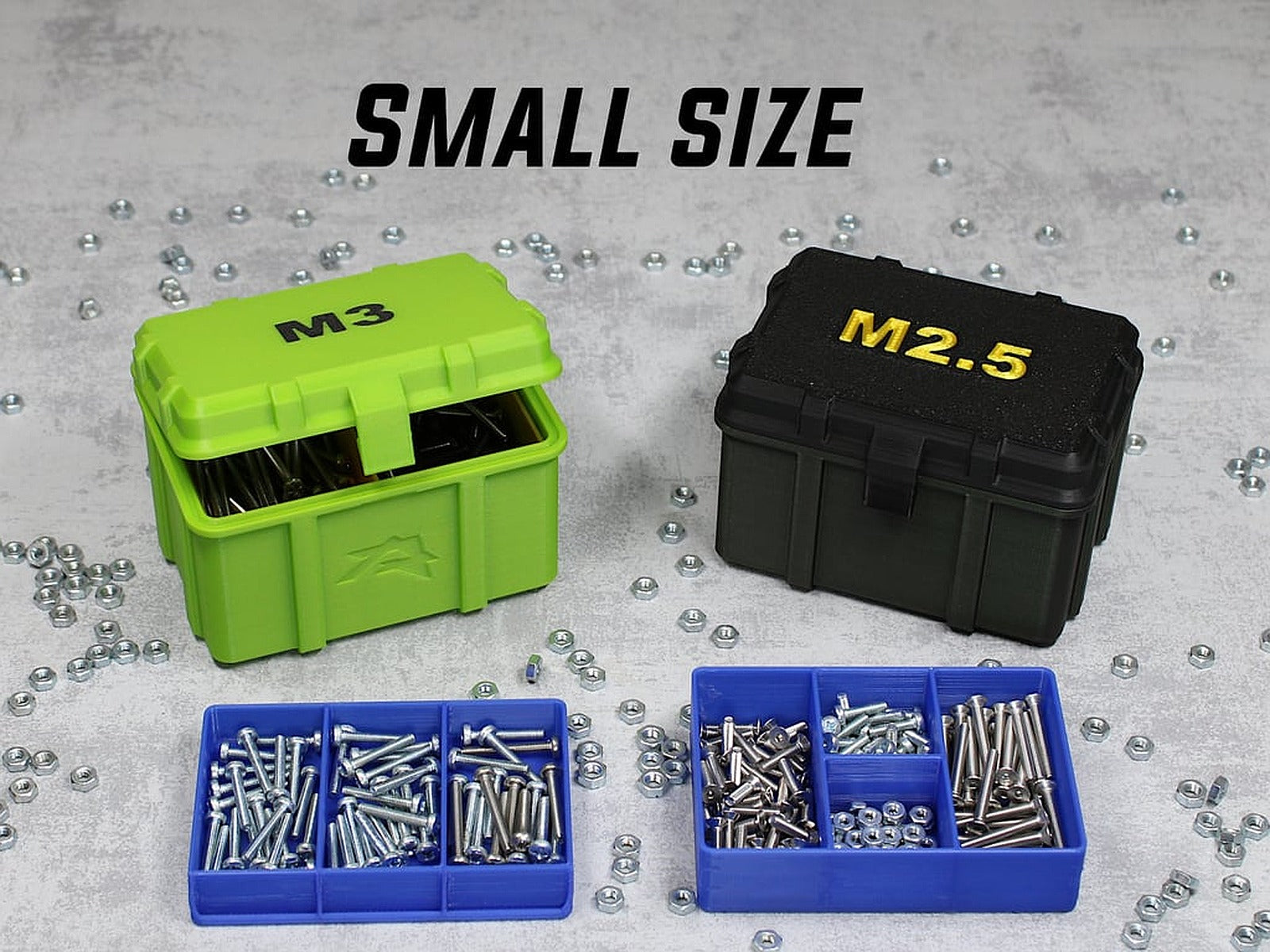 Small stuff kutu/düzenleyici - fasteners, etc (small) – 3D Baskı Modeli