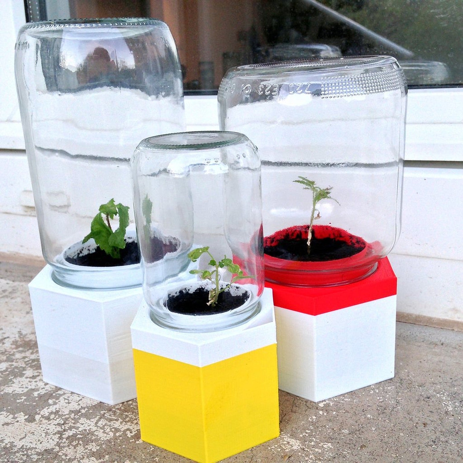 Upcycle Jar Greenhouse – 3D Baskı Modeli