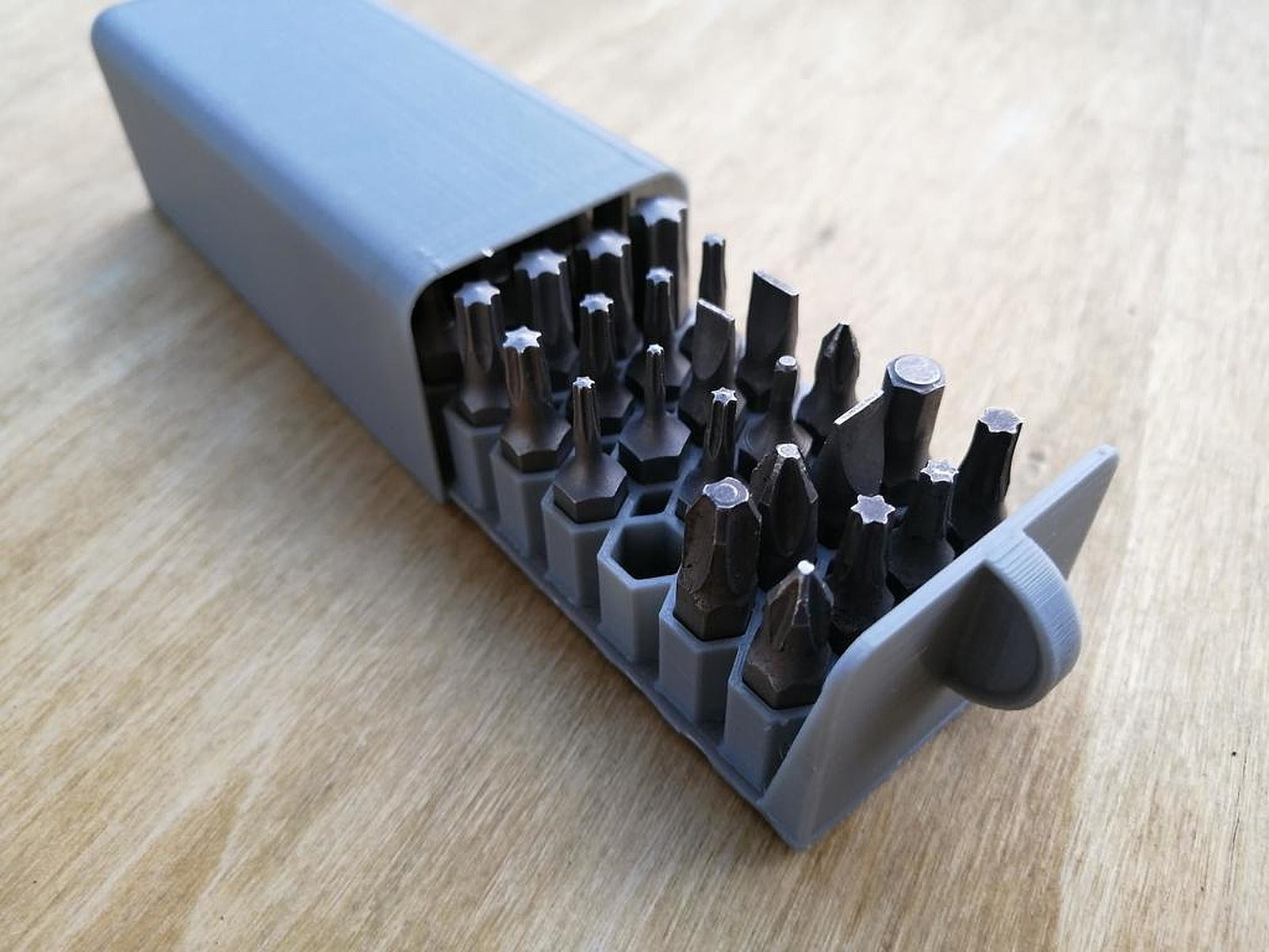 Hex Bit kutu/düzenleyici kutu/düzenleyici for 1/4" Hex Bits – 3D Baskı Modeli