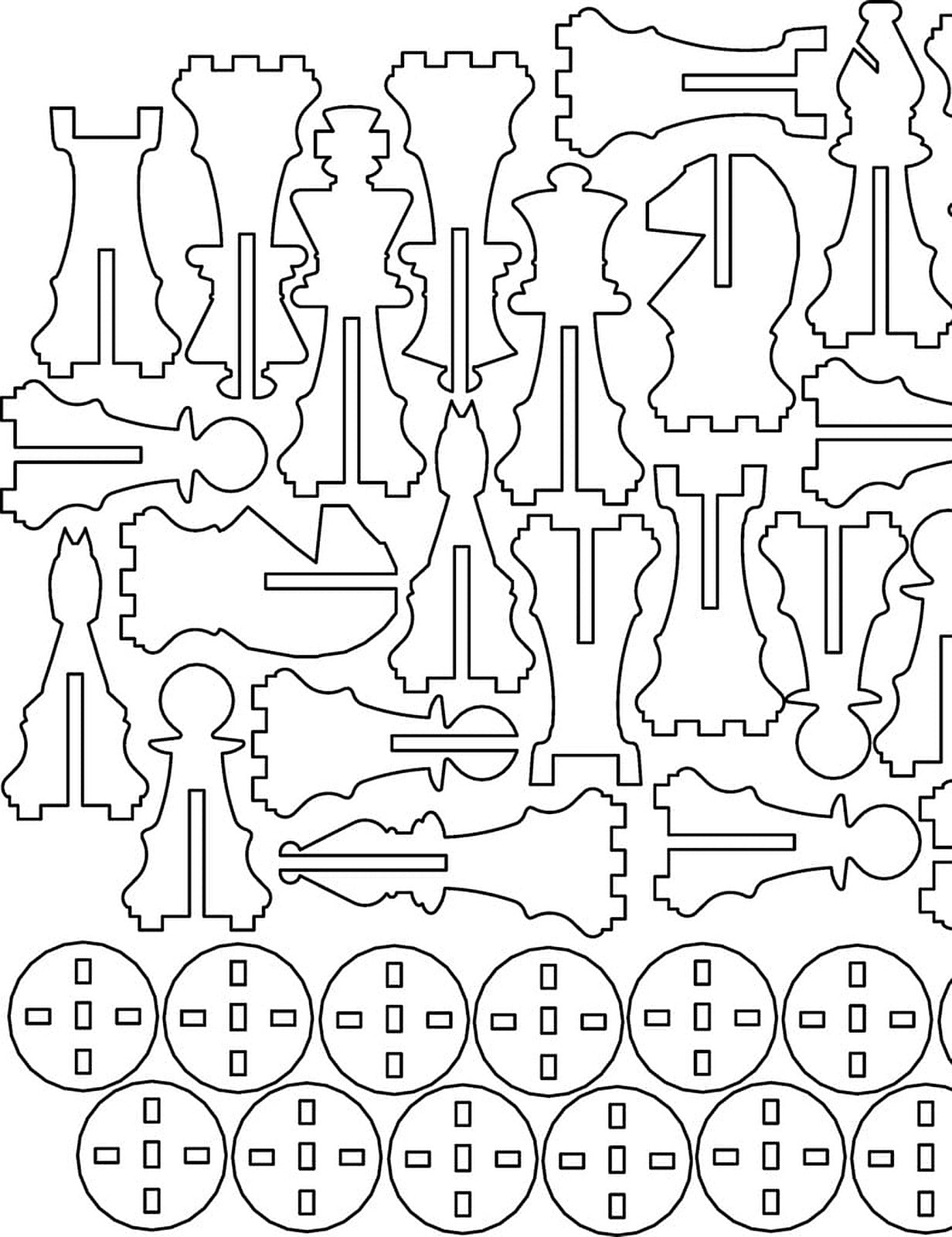 Three-player chess from Acryl – 3D Baskı Modeli