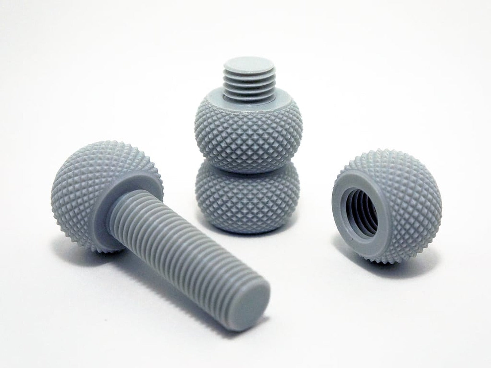 Yet another knurling bolt and nut – 3D Baskı Modeli