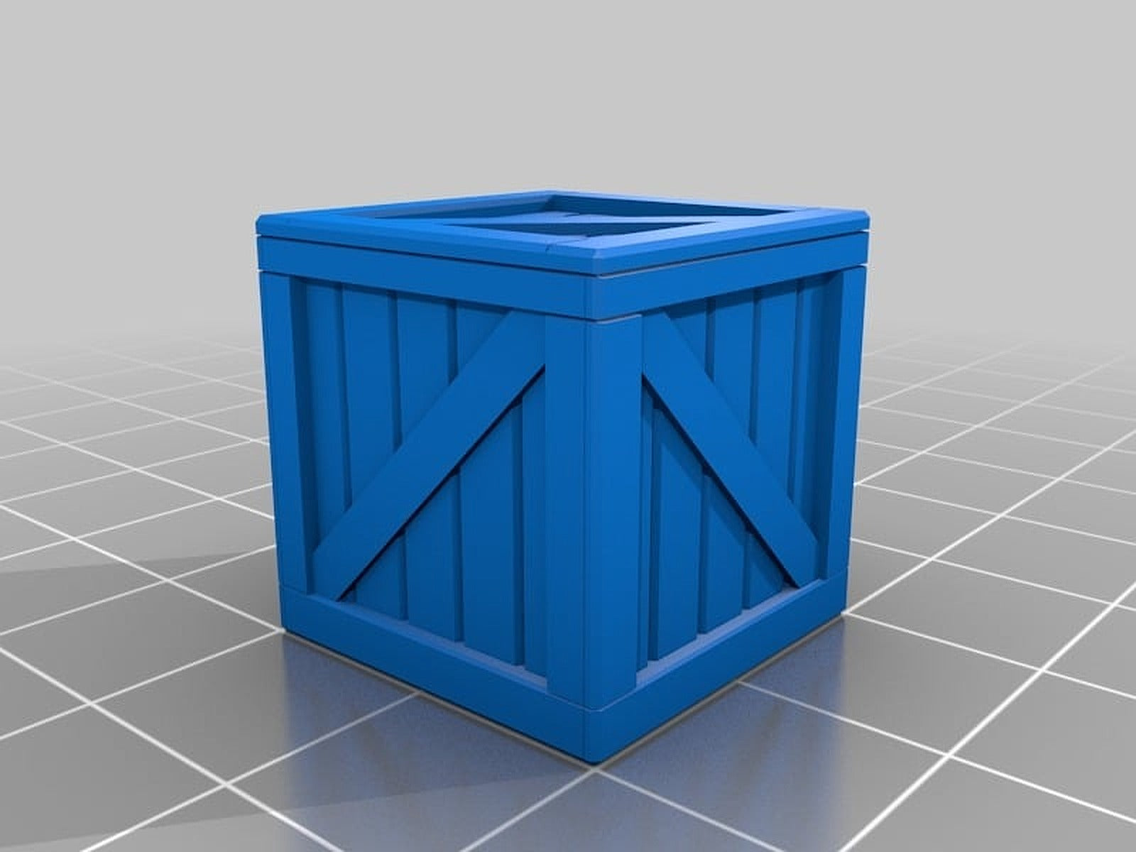 Crate prop for DnD – 3D Baskı Modeli
