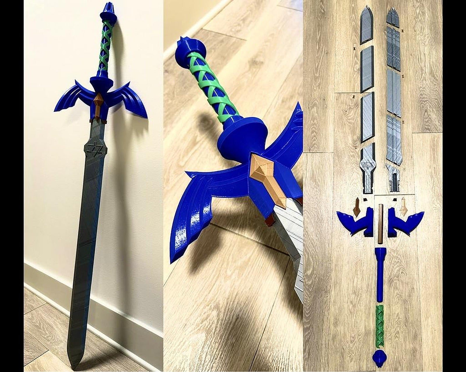 MASTER Sword (No glue, assembles smooth! Because banana bread wasn't enough for you people) – 3D Baskı Modeli